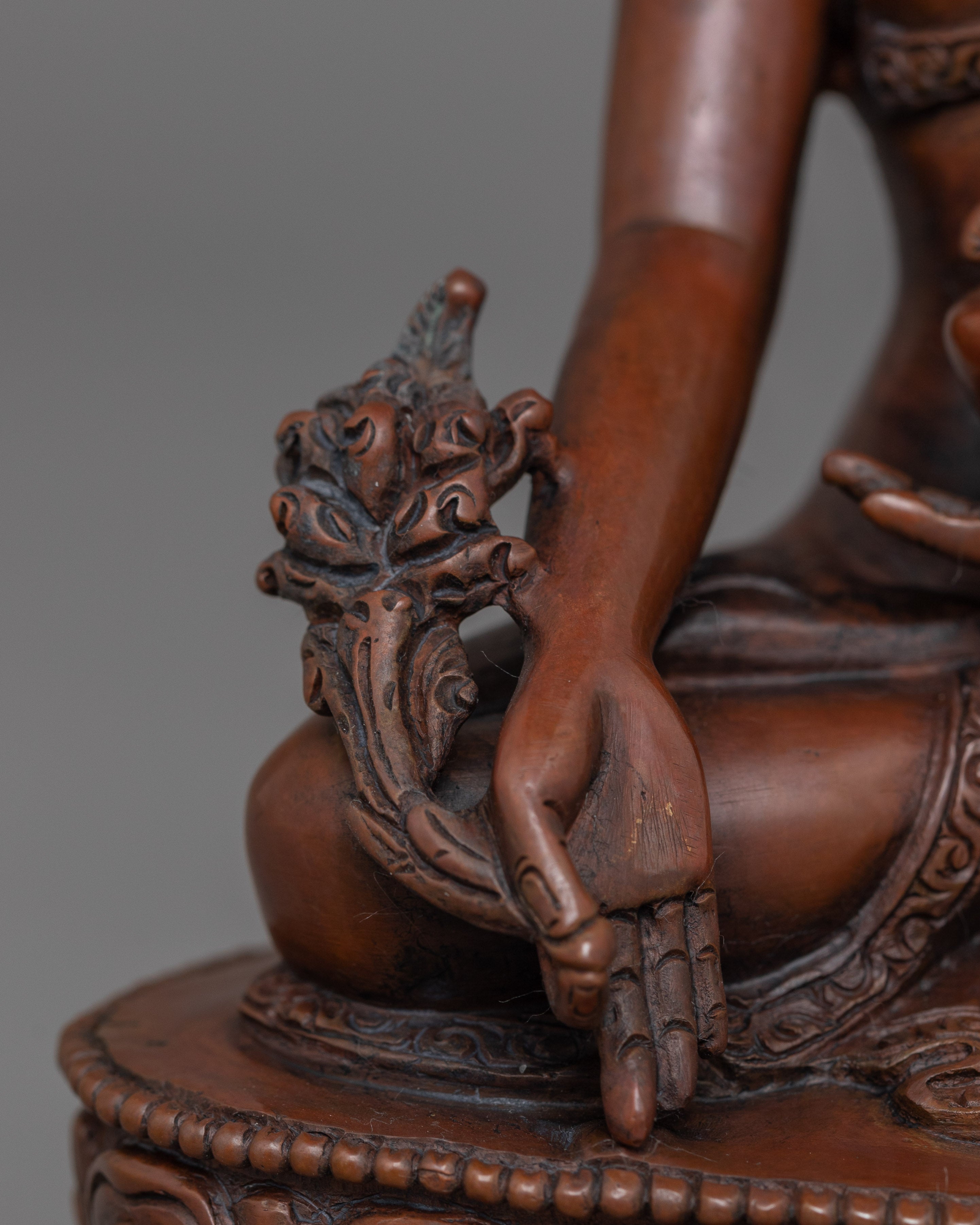 Handmade Bhaisajyaguru Statue | Buddha of Healing, Medicine and Compassion