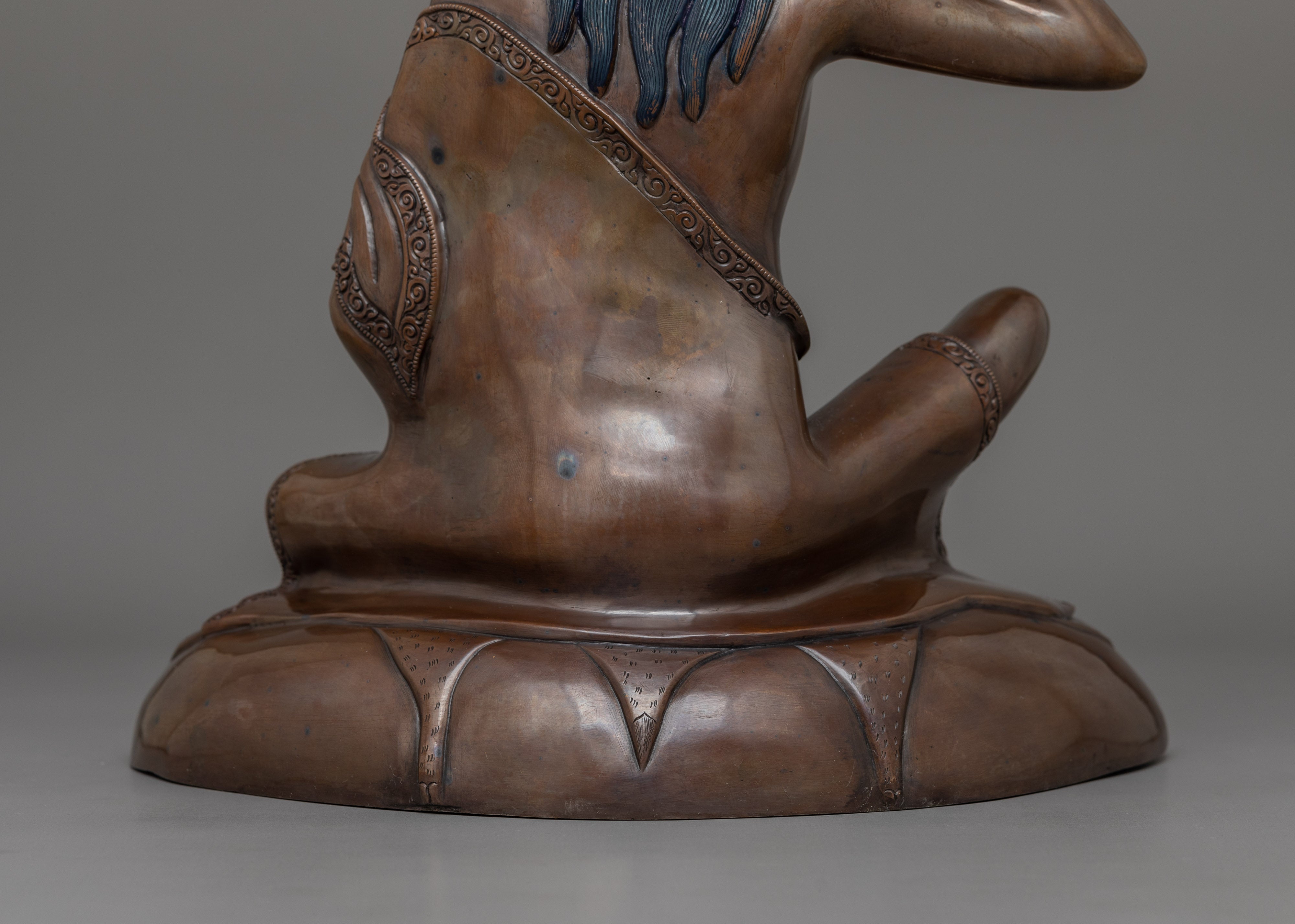 Handmade Himalayan Guru Milarepa Statue | Tibetan Master of Wisdom and Enlightenment