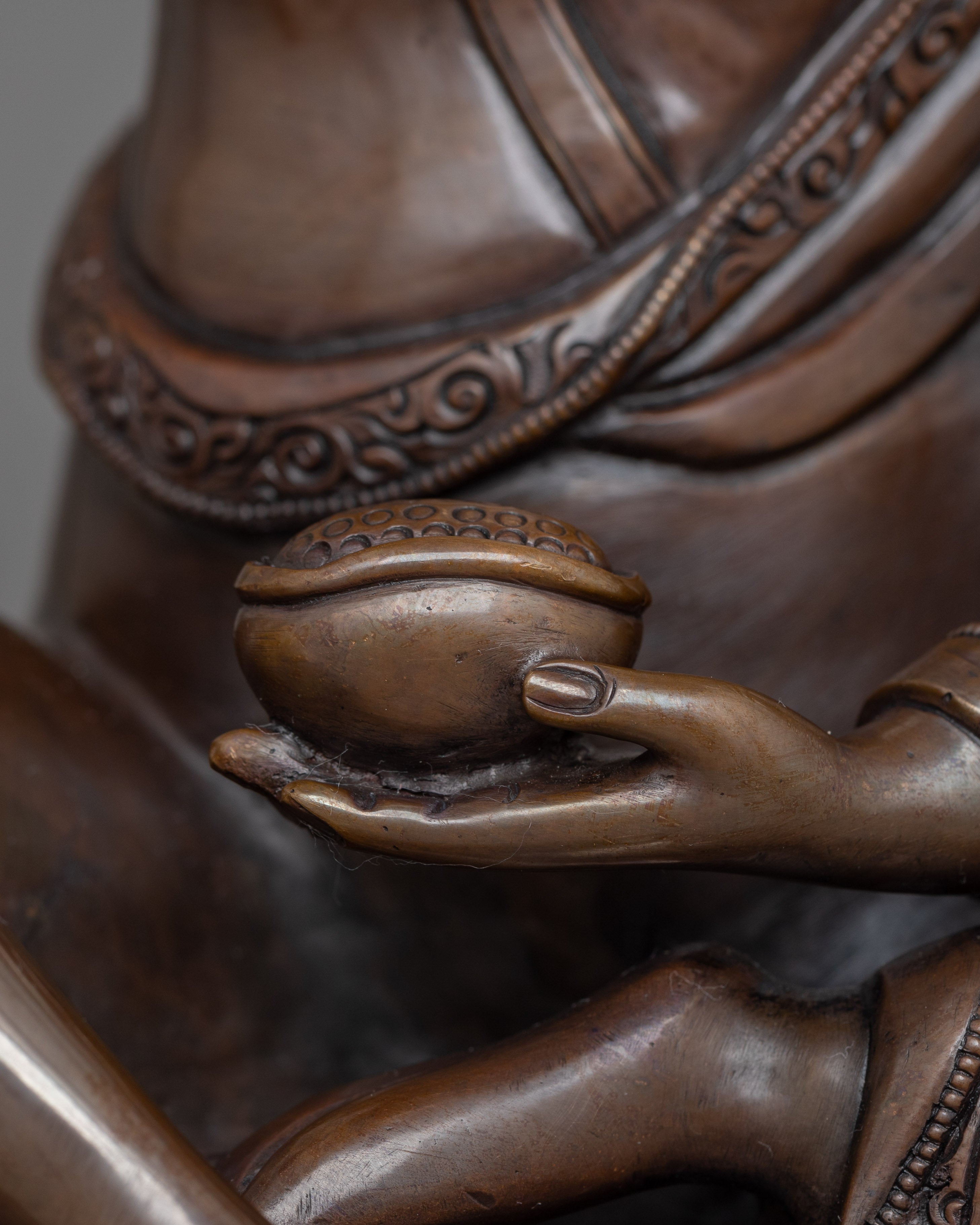 Handmade Himalayan Guru Milarepa Statue | Tibetan Master of Wisdom and Enlightenment