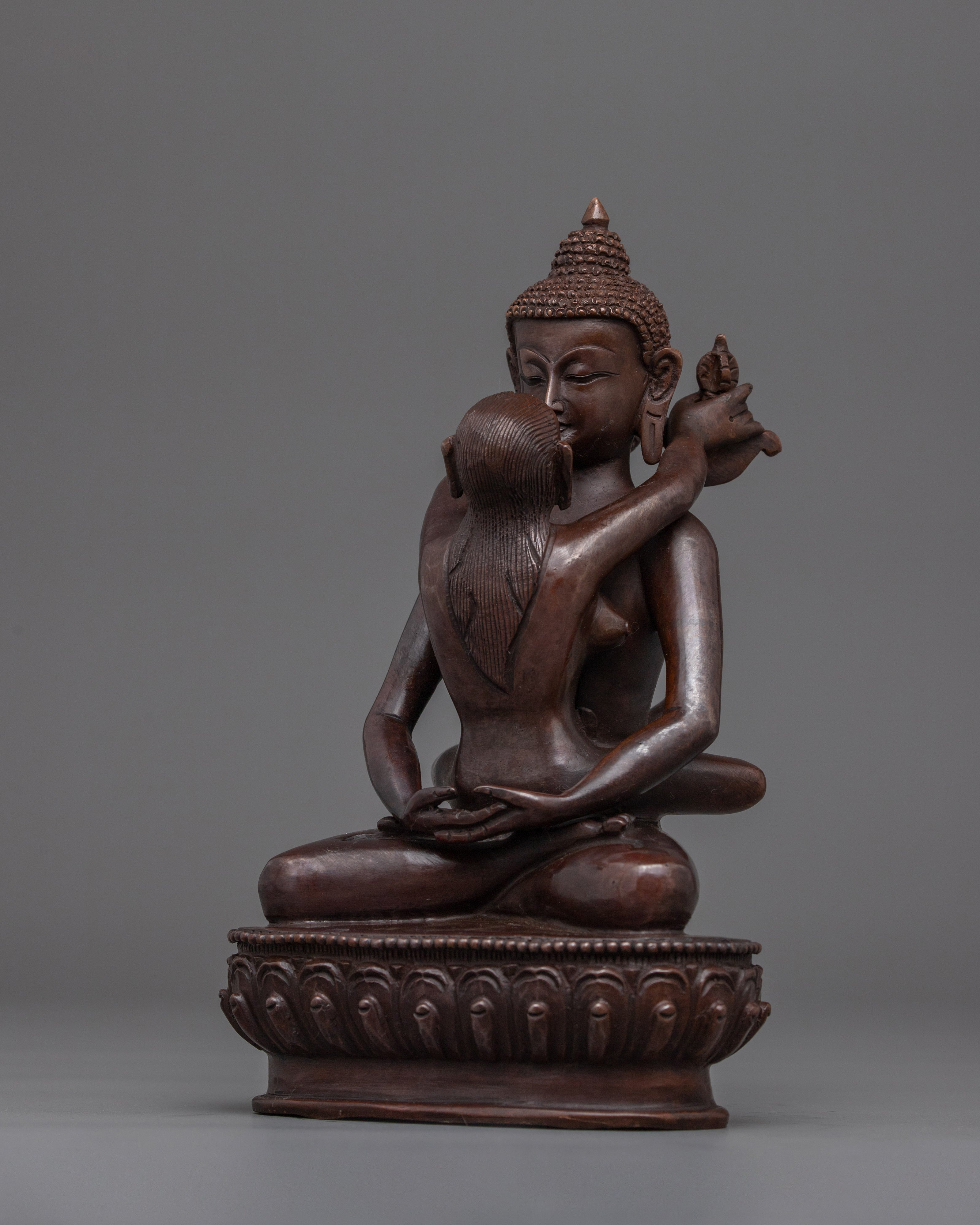 Samantabhadra Yab Yum Sacred Art Figurine | The Union of Wisdom and Compassion