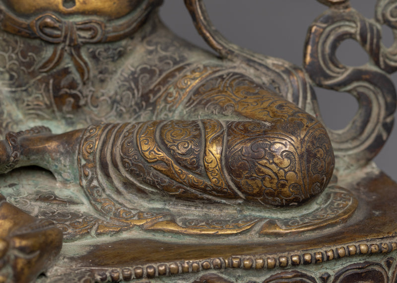 Antique finish Syamatara Statue | Also Known as Green Tara