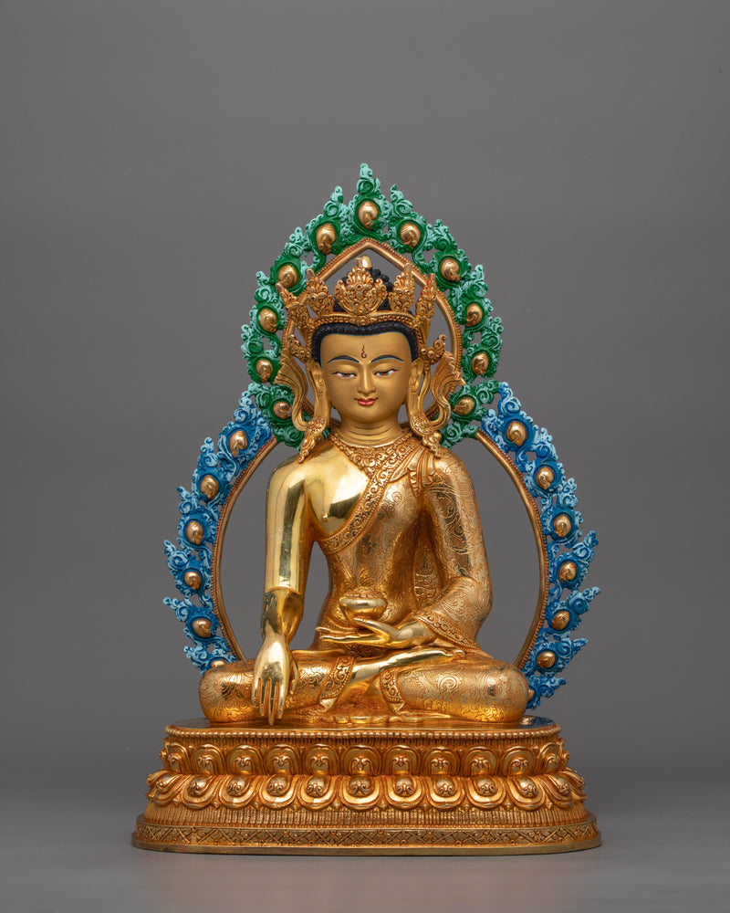 Himalayan Figurine of Three Buddha Set | The Buddhas of Compassion and Wisdom
