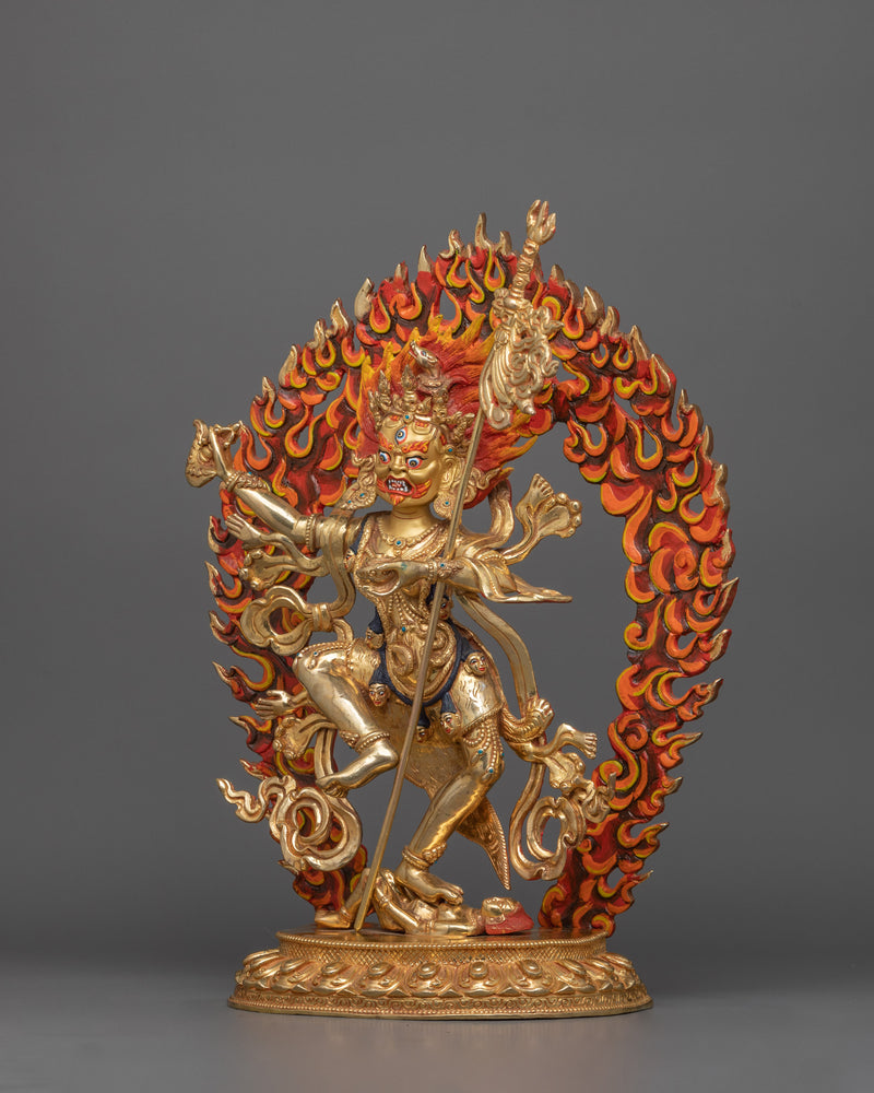 Standing Dorje Phagmo Dakini Statue | Religious Himalayan Zen Art Figurine