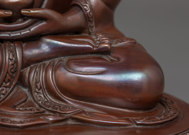 Oxidized Medicine Buddha Statue | Symbol of Healing and Serenity