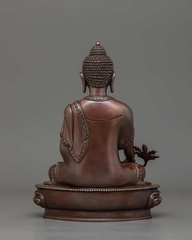 Oxidized Medicine Buddha Statue | Symbol of Healing and Serenity