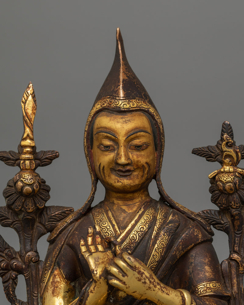 9 Inches Tsong Khapa Statue | Tibetan Religious Philosopher