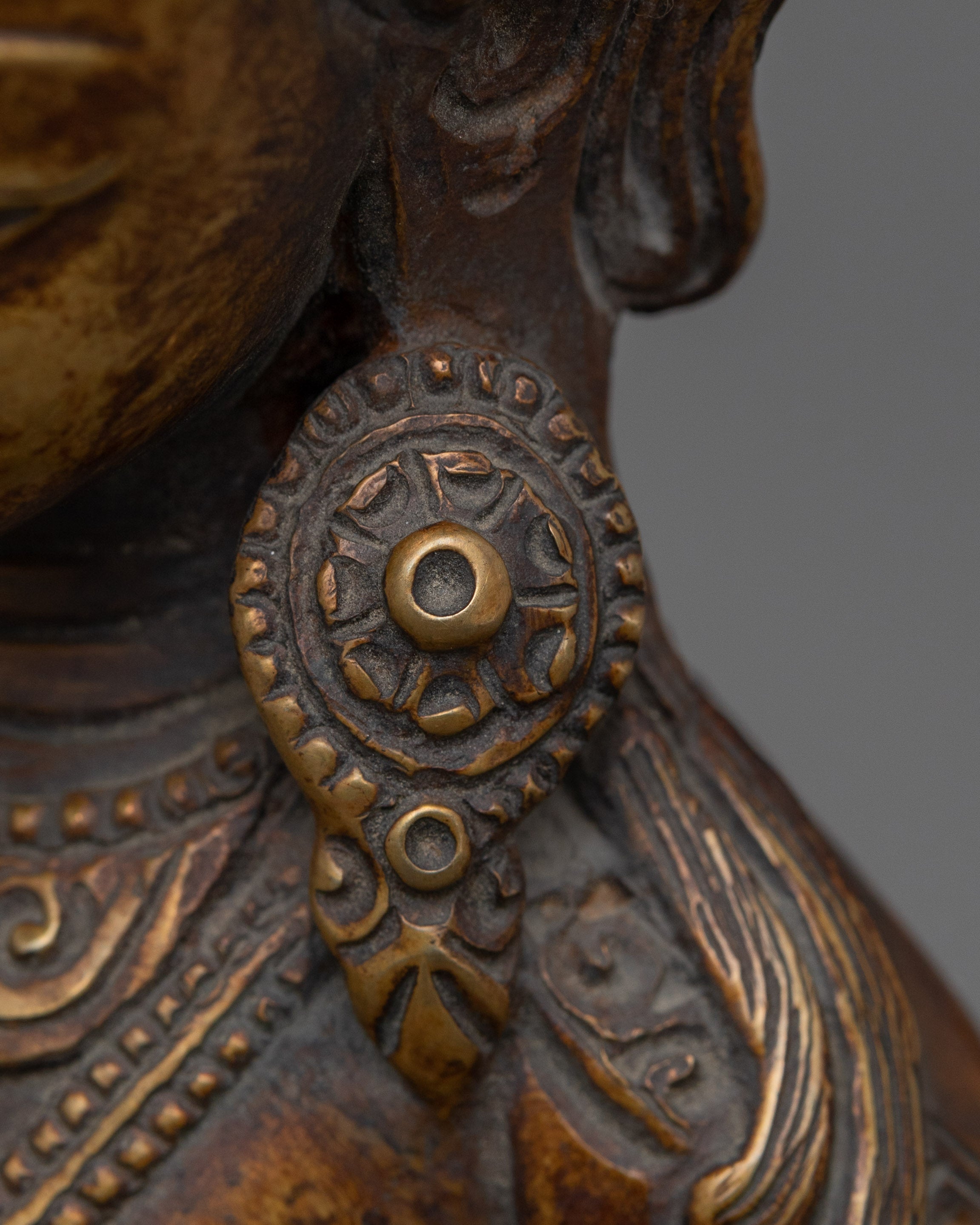 Handmade Purity Deity Vajrasattva Statue | Antique Finish Sculpture