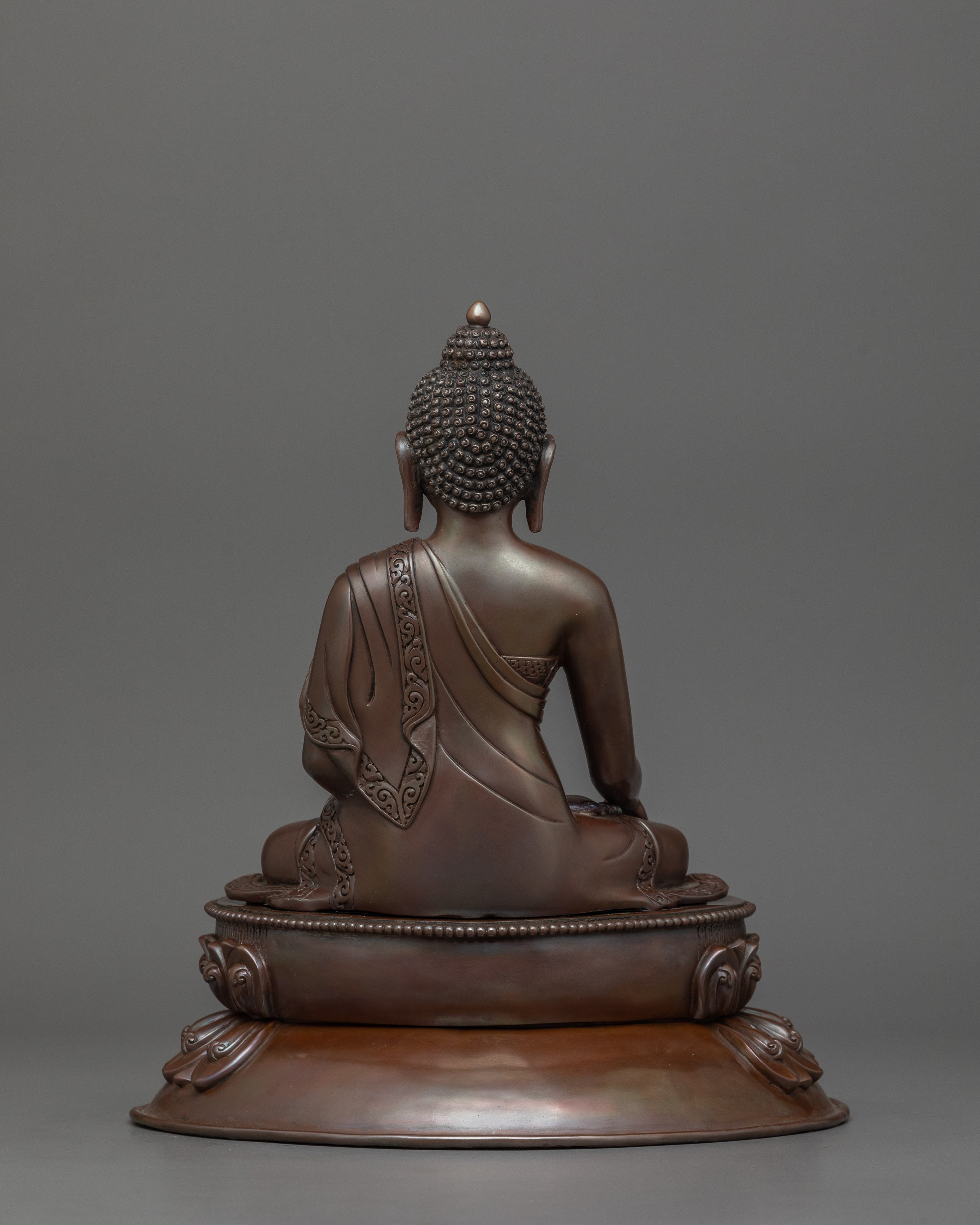 Tibetan Figurine of the First Historical Buddha Shakyamuni | The Buddha of Wisdom