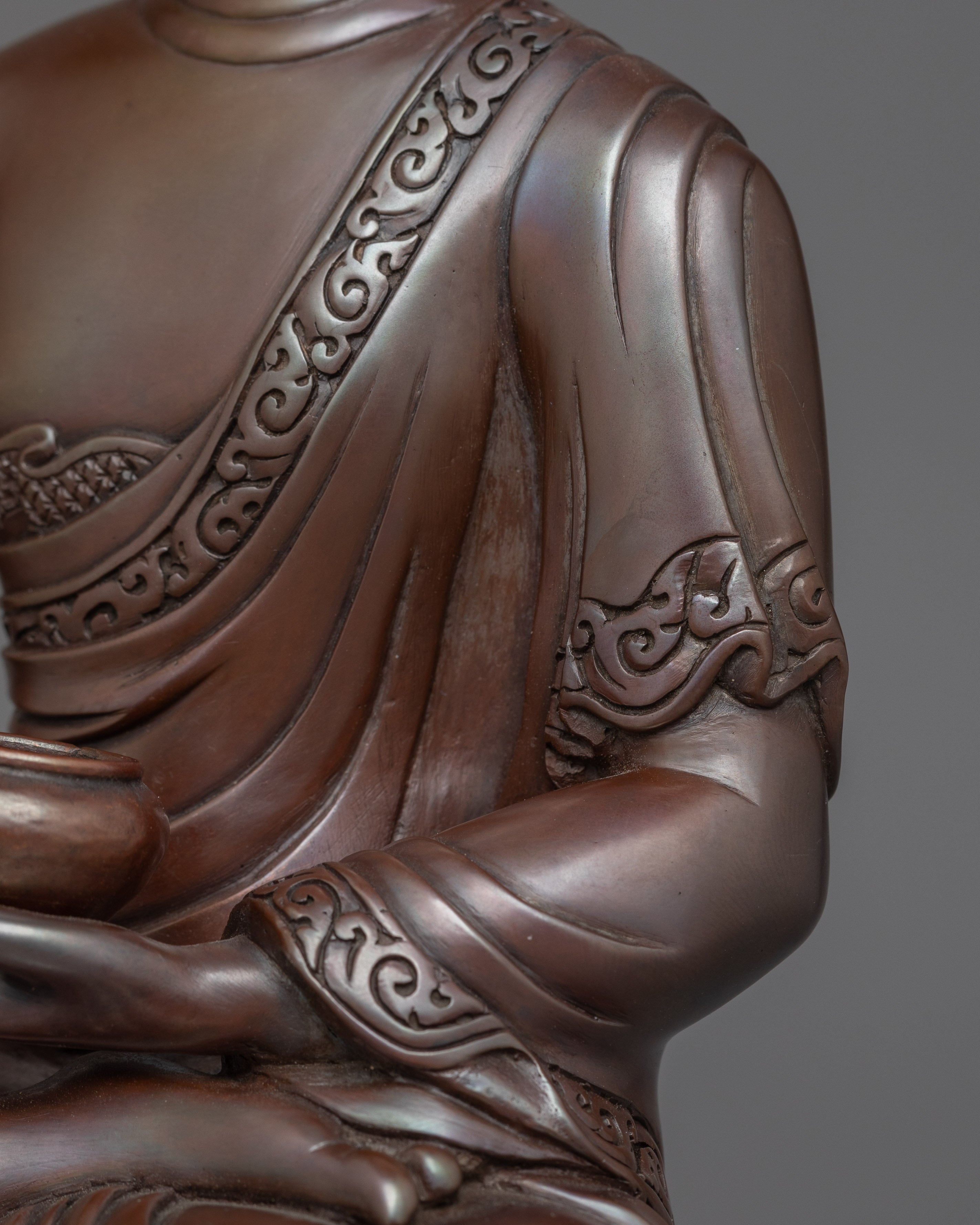 Tibetan Figurine of the First Historical Buddha Shakyamuni | The Buddha of Wisdom