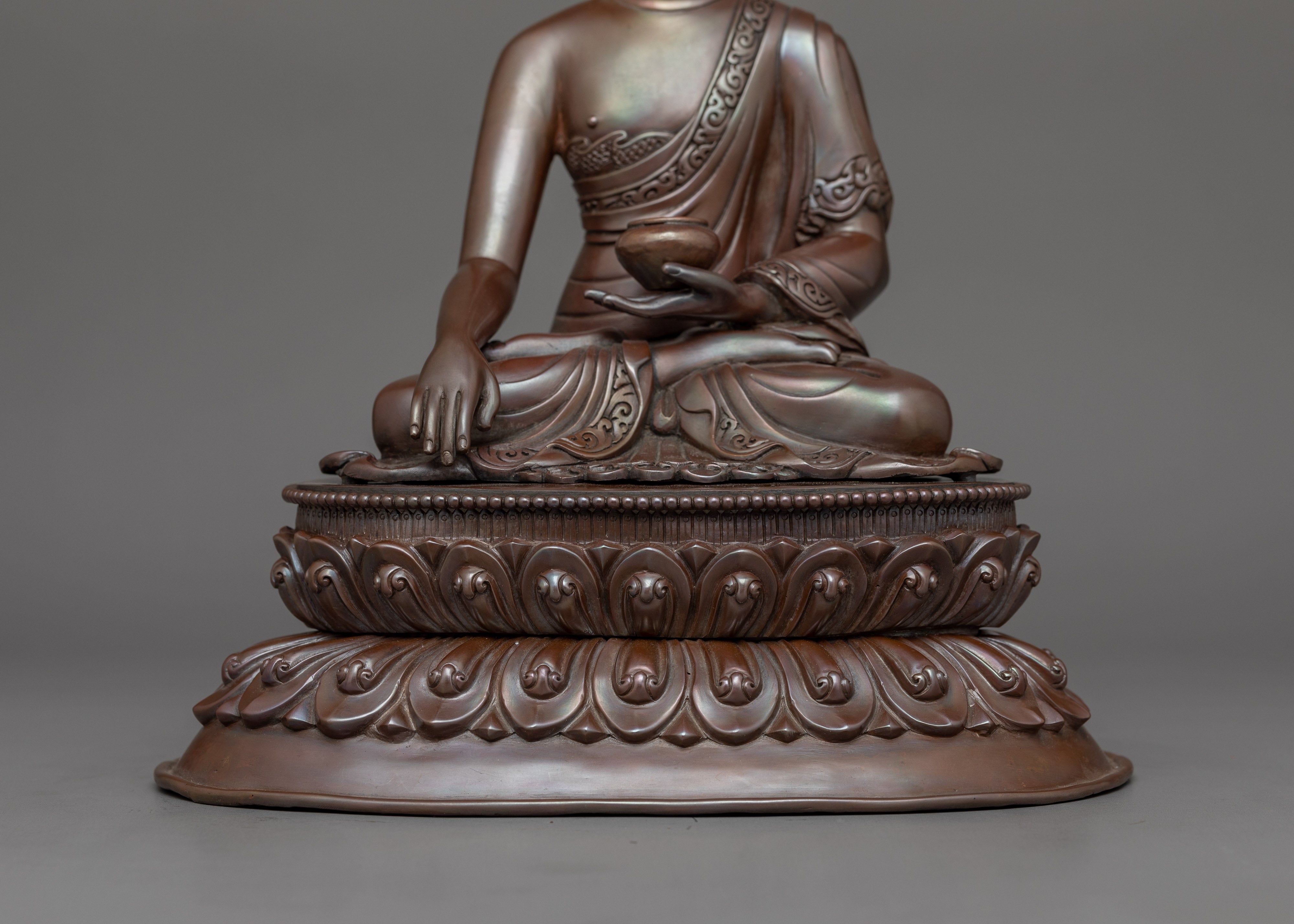 Tibetan Figurine of the First Historical Buddha Shakyamuni | The Buddha of Wisdom