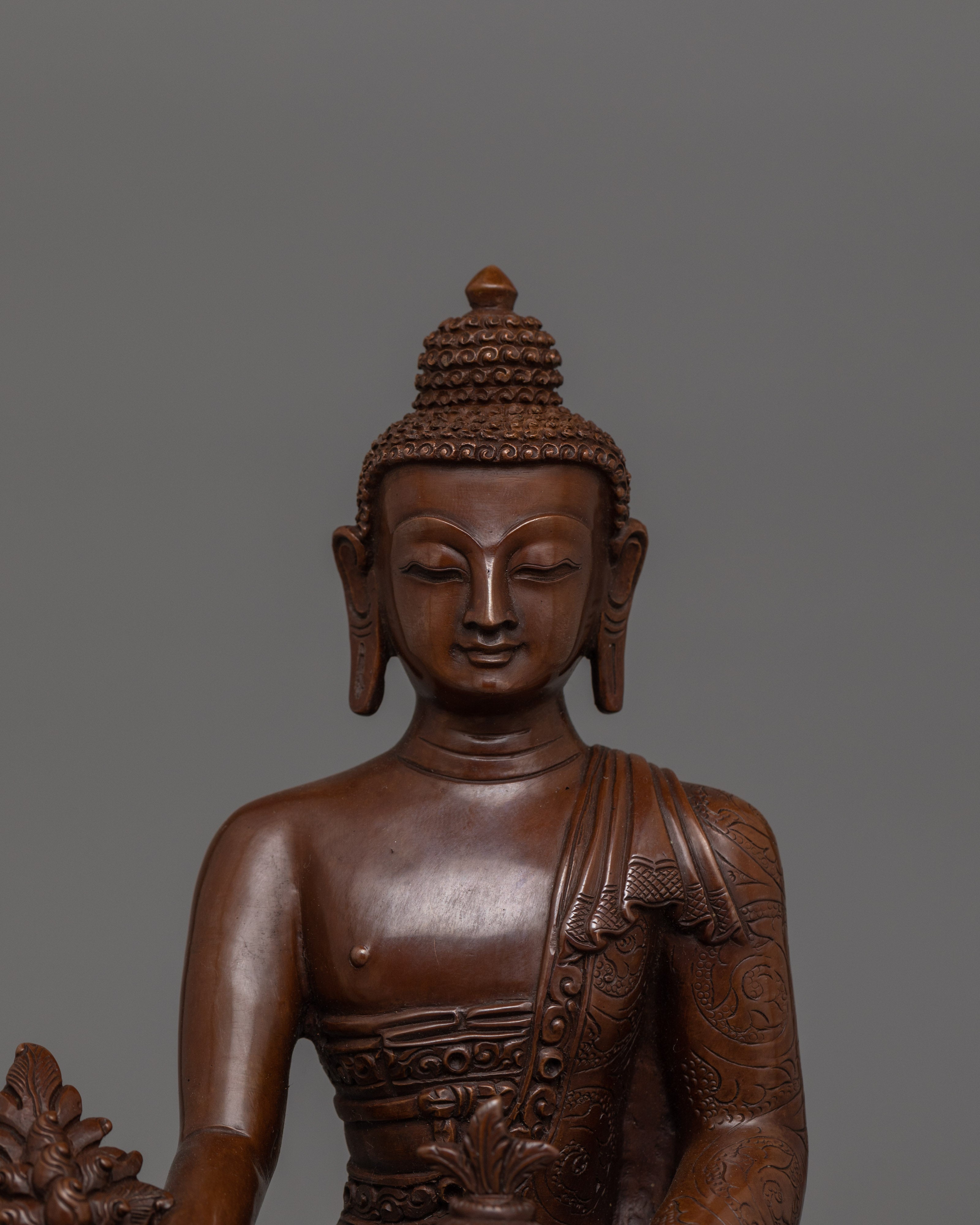 Healing Buddha "Medicine Buddha" Statue | Oxidized Body Buddha