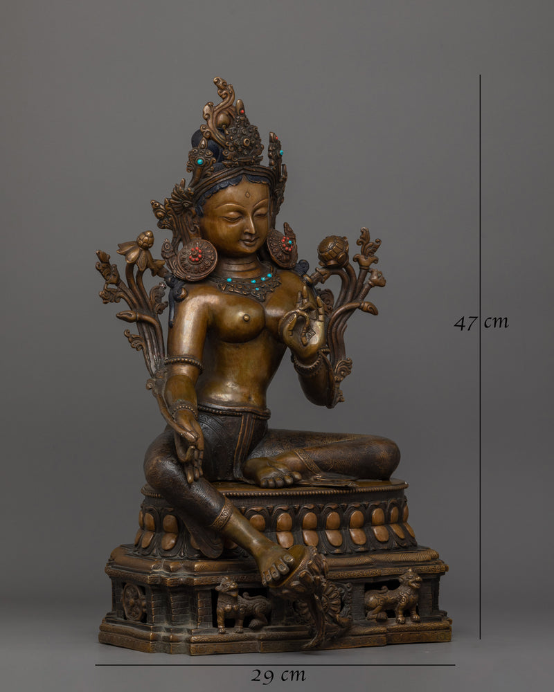 Shyamatara Beloved Deity Sculpture