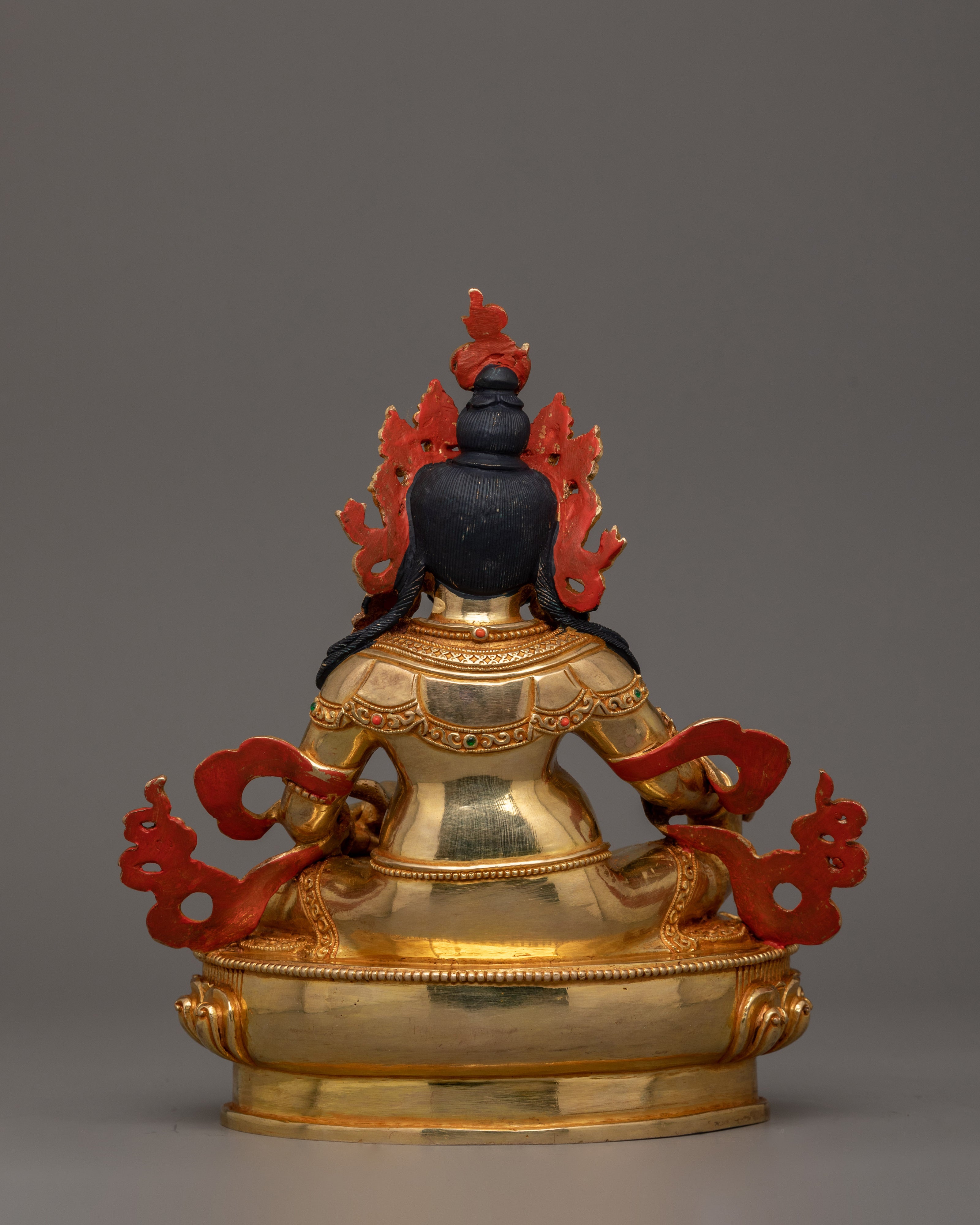 Handmade Figurine of Wealth Deity Dzambhala | Buddha of Prosperity and Abundance