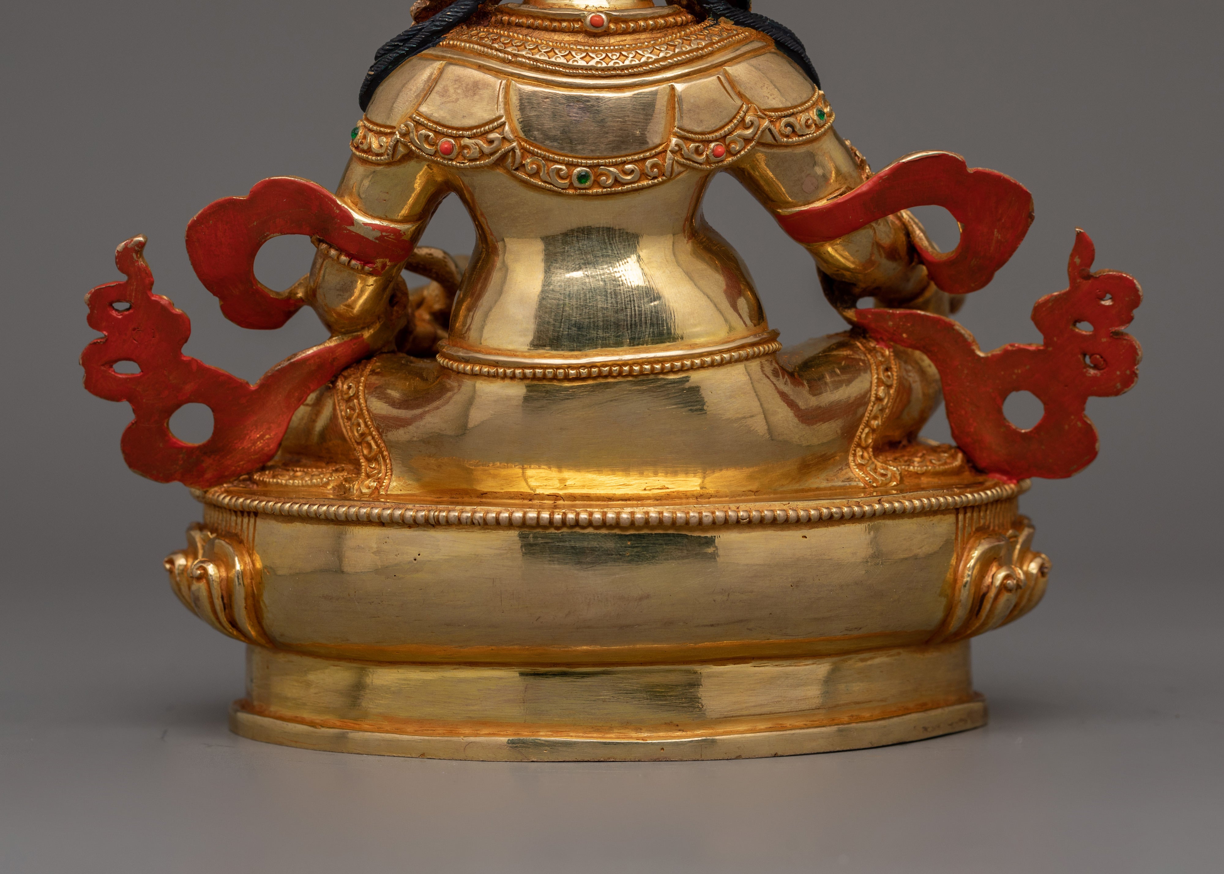 Handmade Figurine of Wealth Deity Dzambhala | Buddha of Prosperity and Abundance