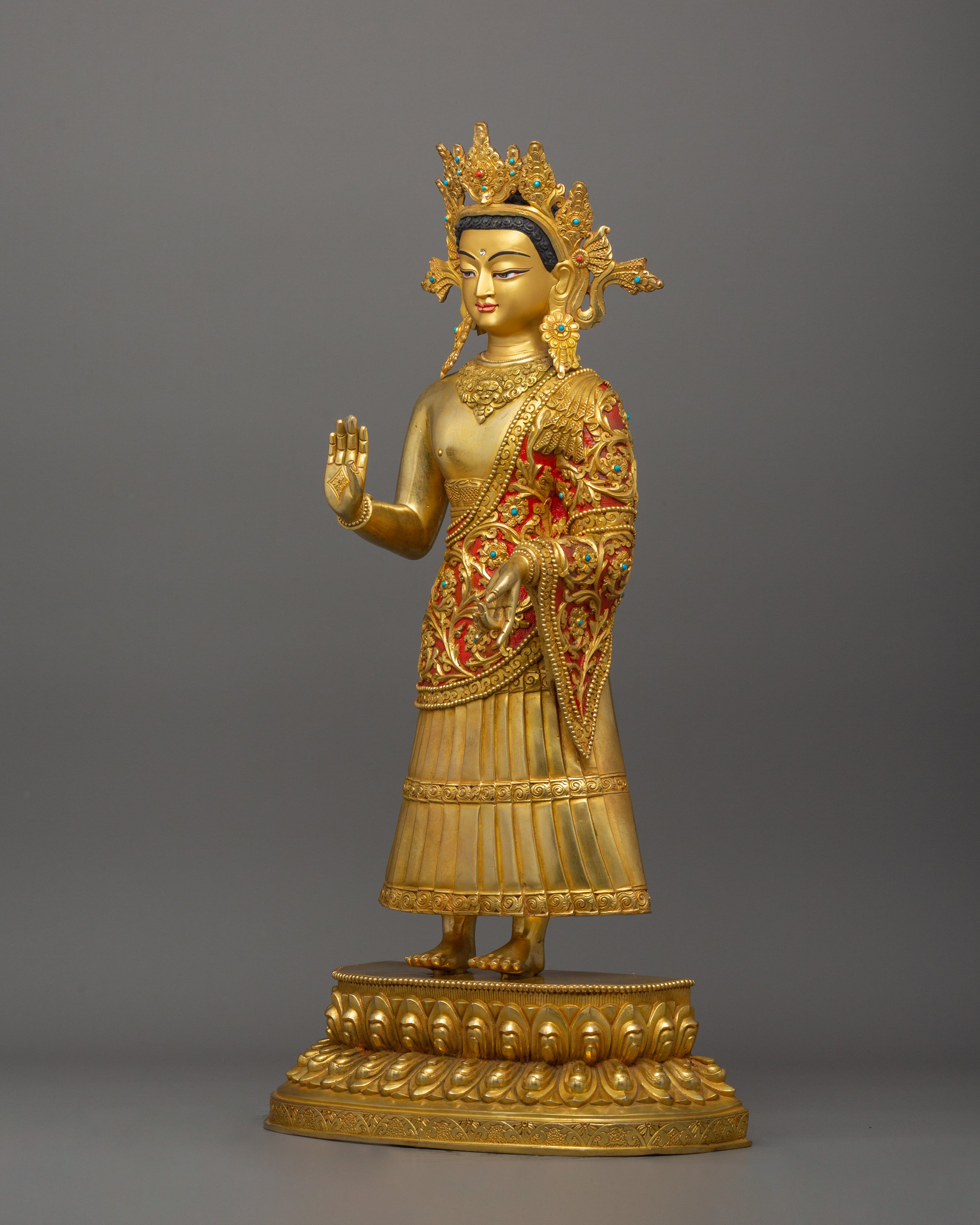 Himalayan Sculpture of Buddha Dipankara | The Light of Wisdom