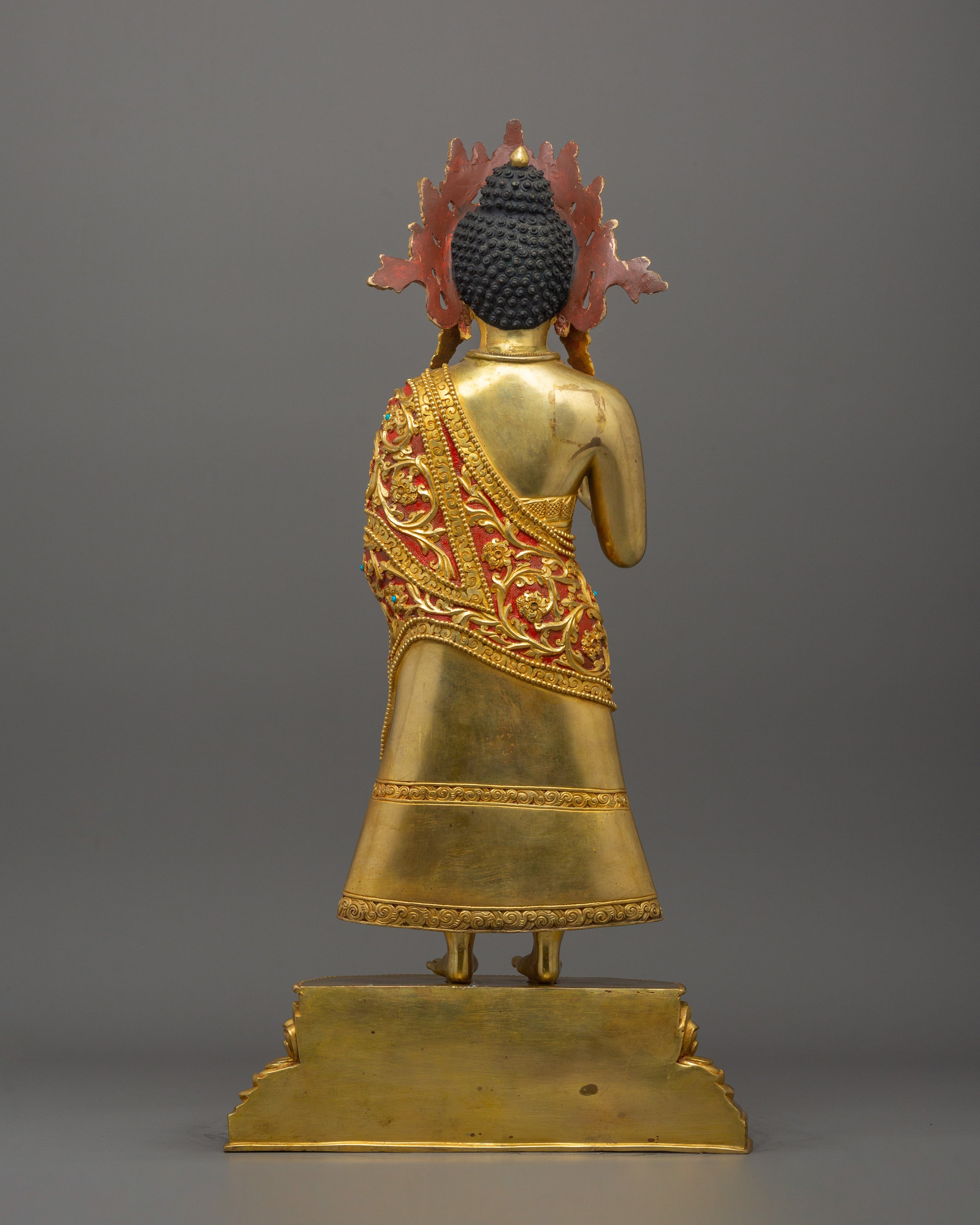 Himalayan Sculpture of Buddha Dipankara | The Light of Wisdom