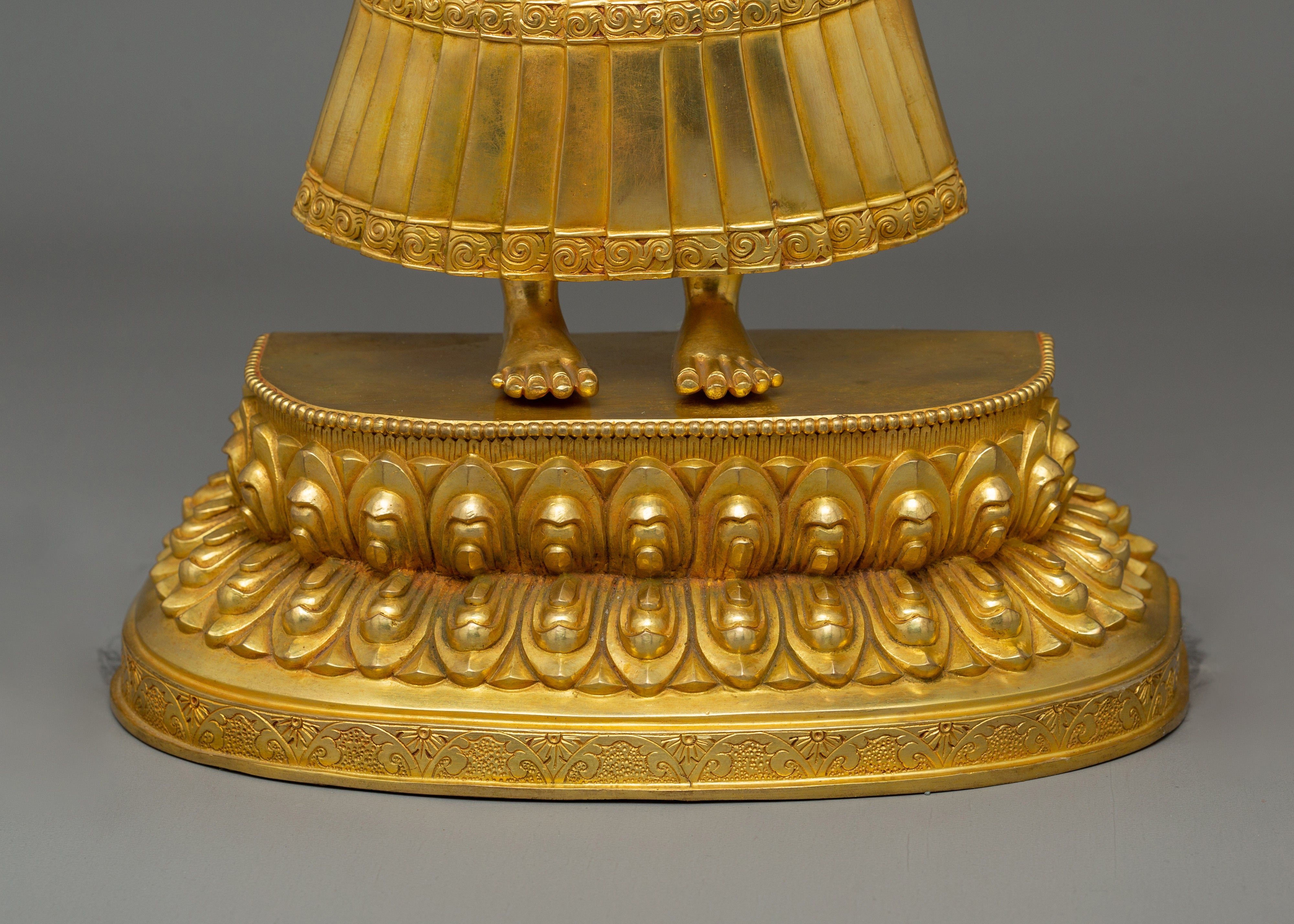 Himalayan Sculpture of Buddha Dipankara | The Light of Wisdom