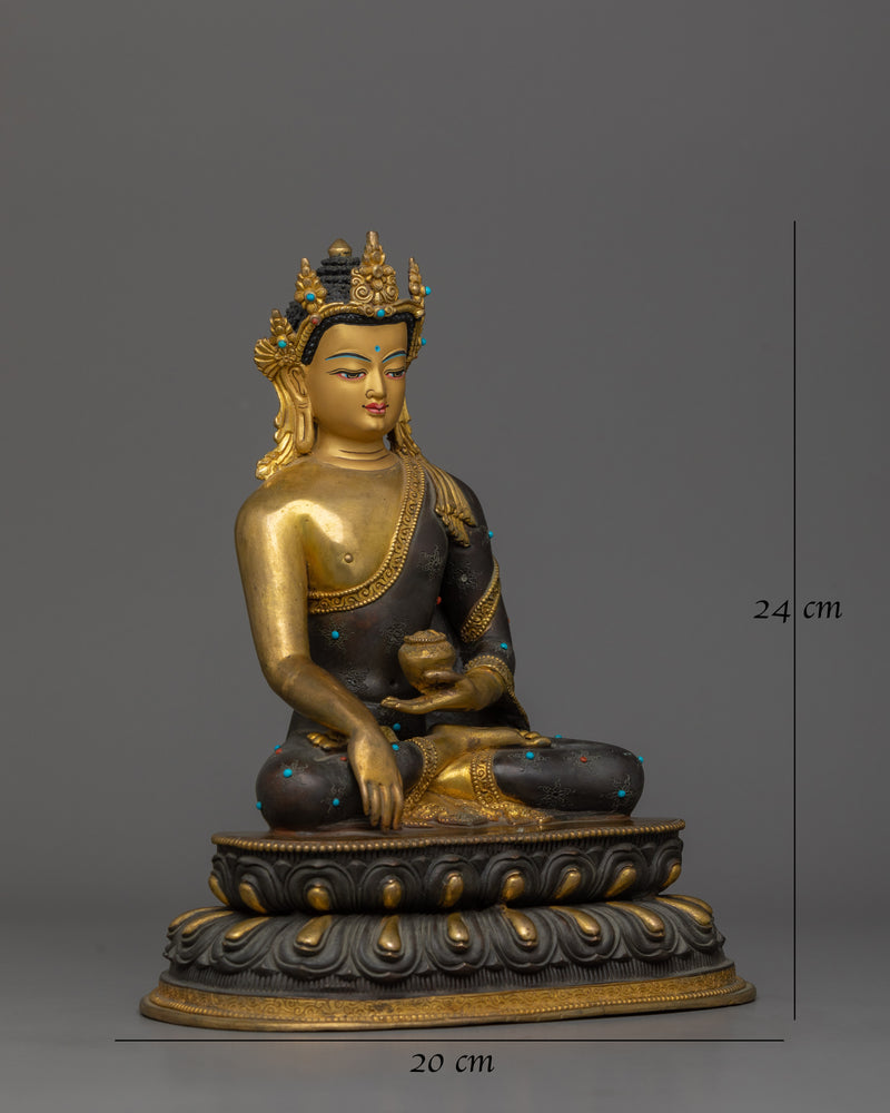 handcrafted-sculpture-of-crown-shakyamuni-buddha