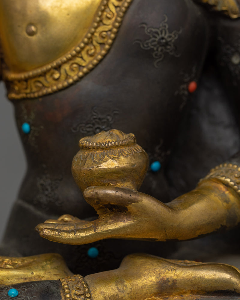 Handcrafted Sculpture of Crown Shakyamuni Buddha | Buddha of Enlightenment