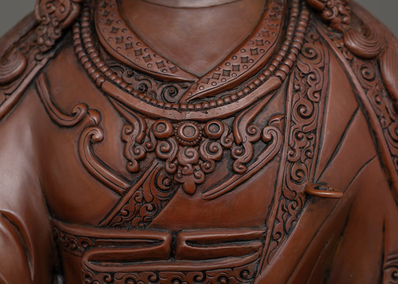Himalayan Statue of Tantric Master Padmasambhava | The Divine Alchemist of Wisdom