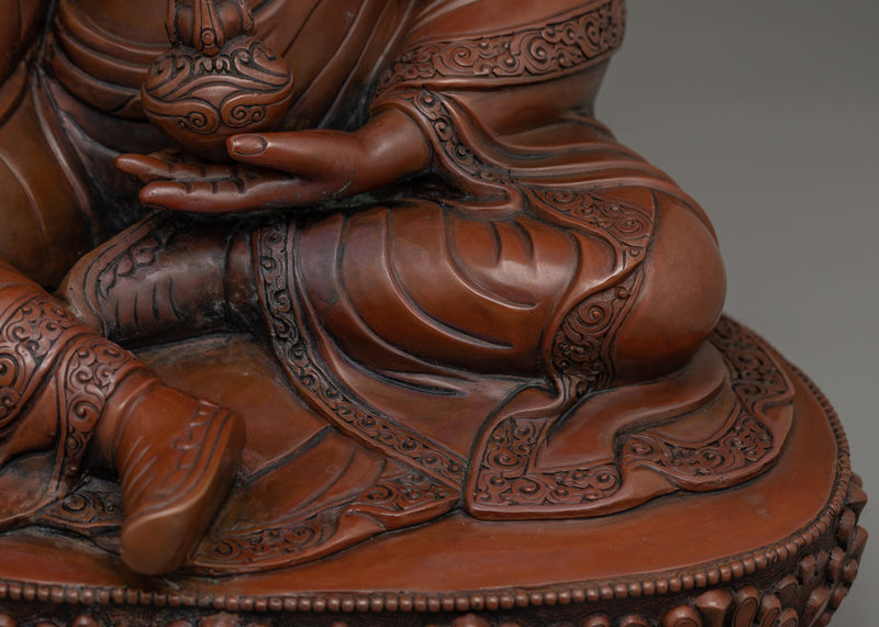 Himalayan Statue of Tantric Master Padmasambhava | The Divine Alchemist of Wisdom