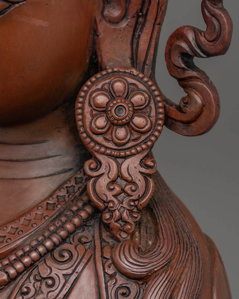Himalayan Statue of Tantric Master Padmasambhava | The Divine Alchemist of Wisdom