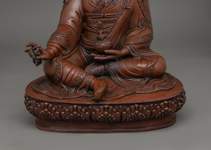 Himalayan Statue of Tantric Master Padmasambhava | The Divine Alchemist of Wisdom