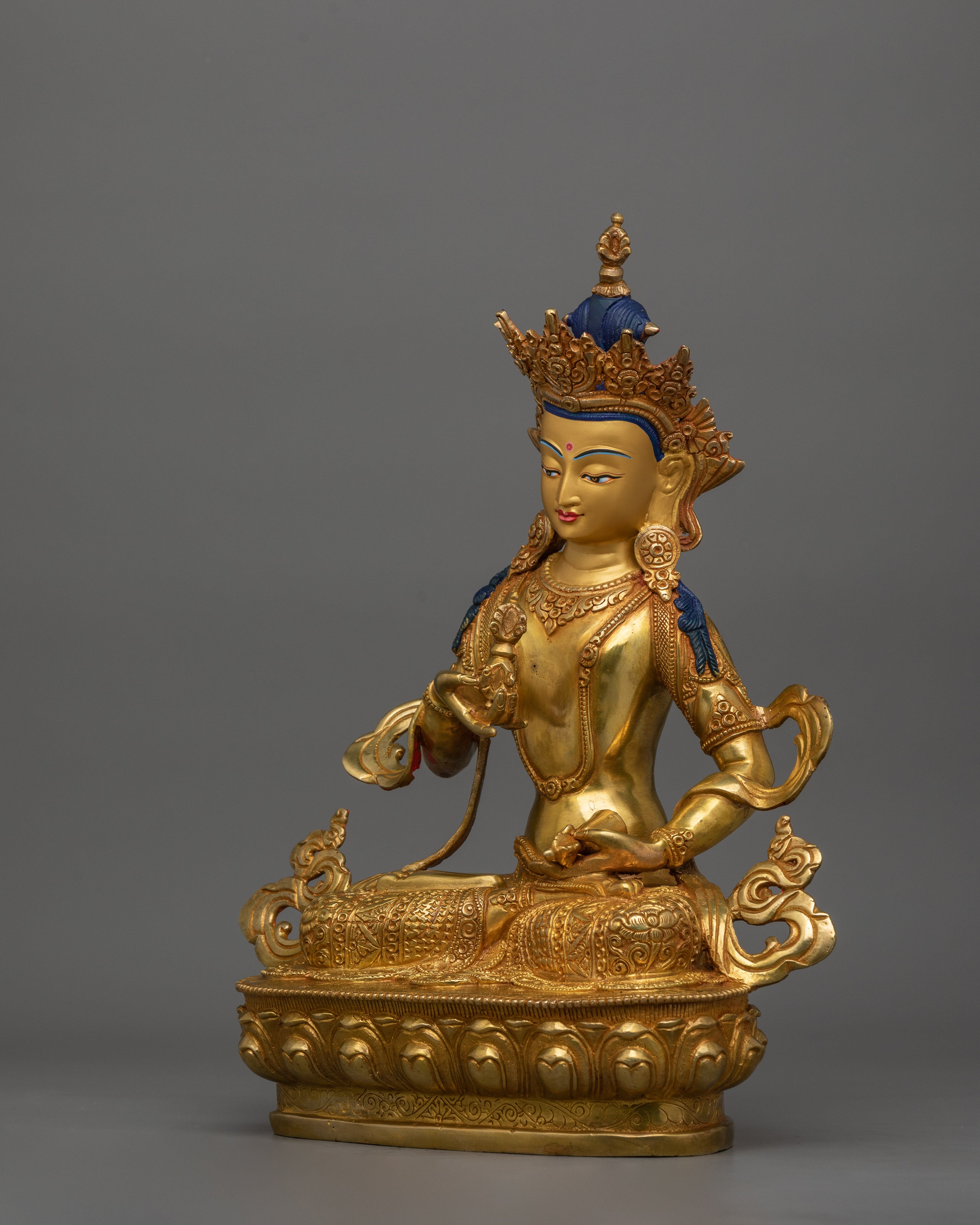 Vajrasattva with Vajra and Bell Statue | Bodhisattva of Purification