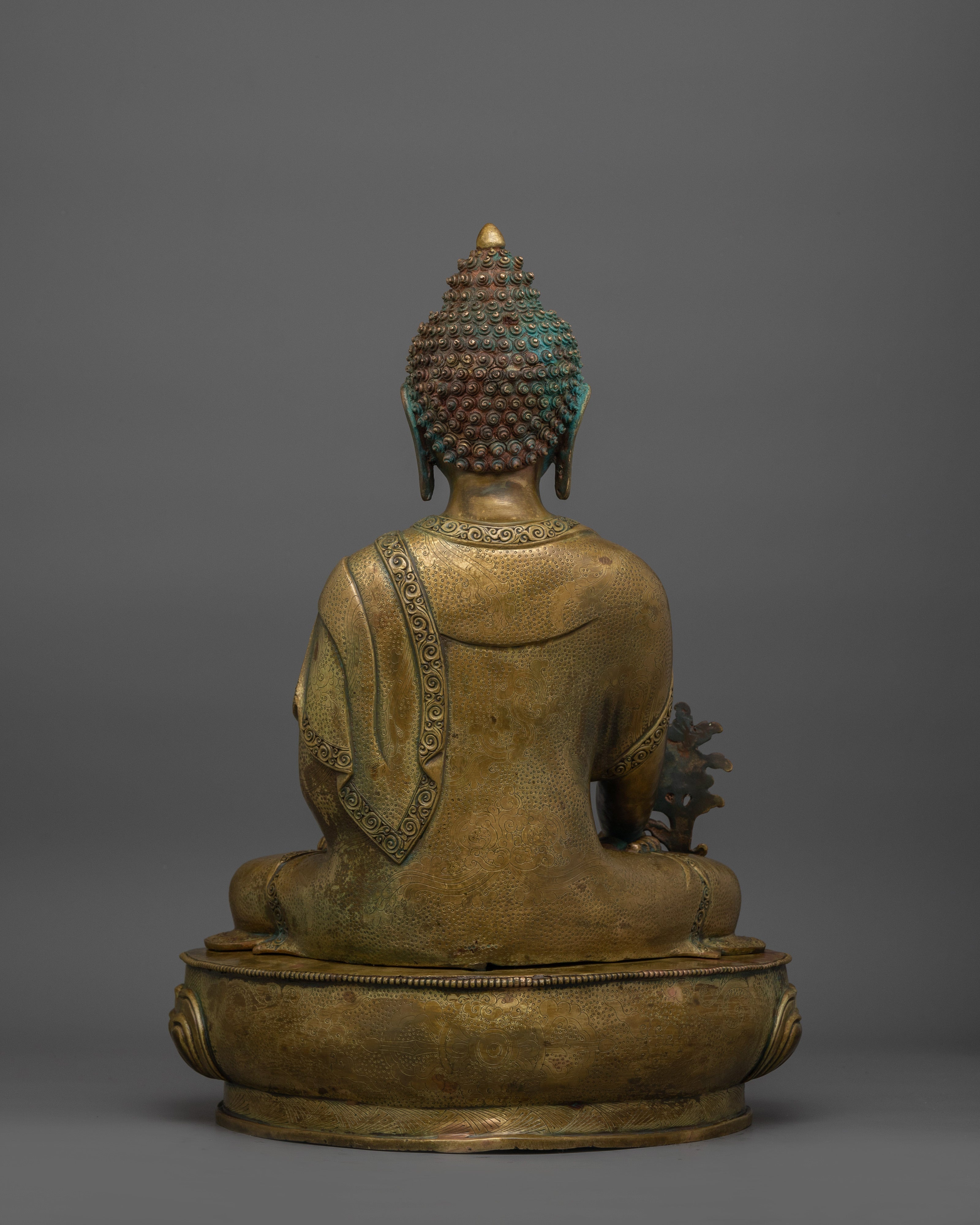 Sacred Buddhist Altar Bhaisajyaguru Healing Buddha | Medicine Buddha Statue