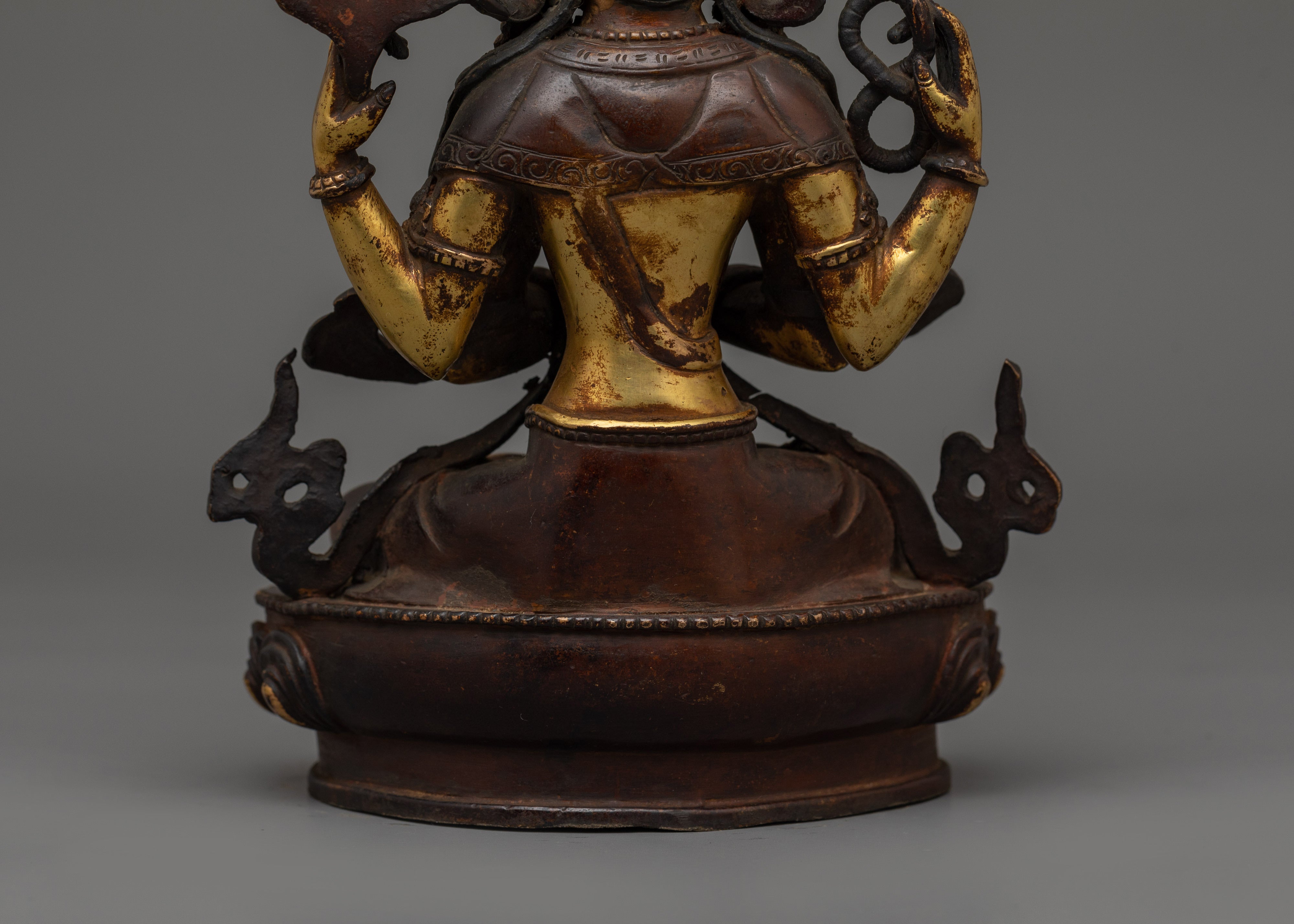 The Compassionate Deity Four-armed Chenrezig | Bodhisattva Avalokiteshvara Statue