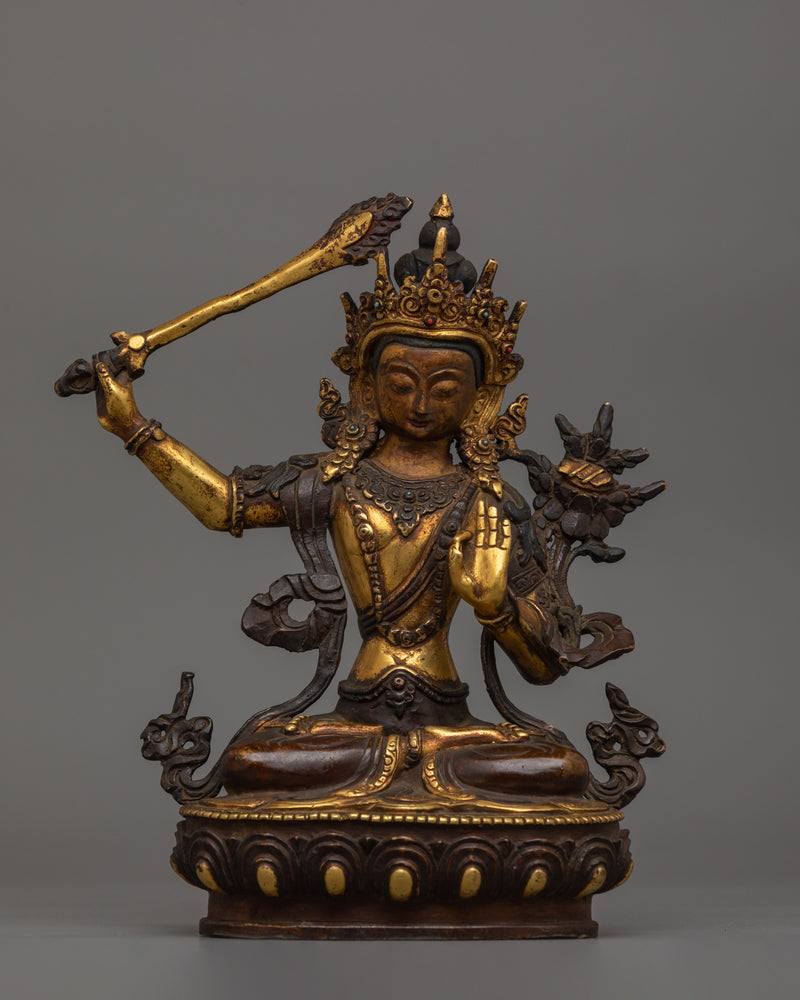 Tibetan Bodhisattva Manjushri Statue