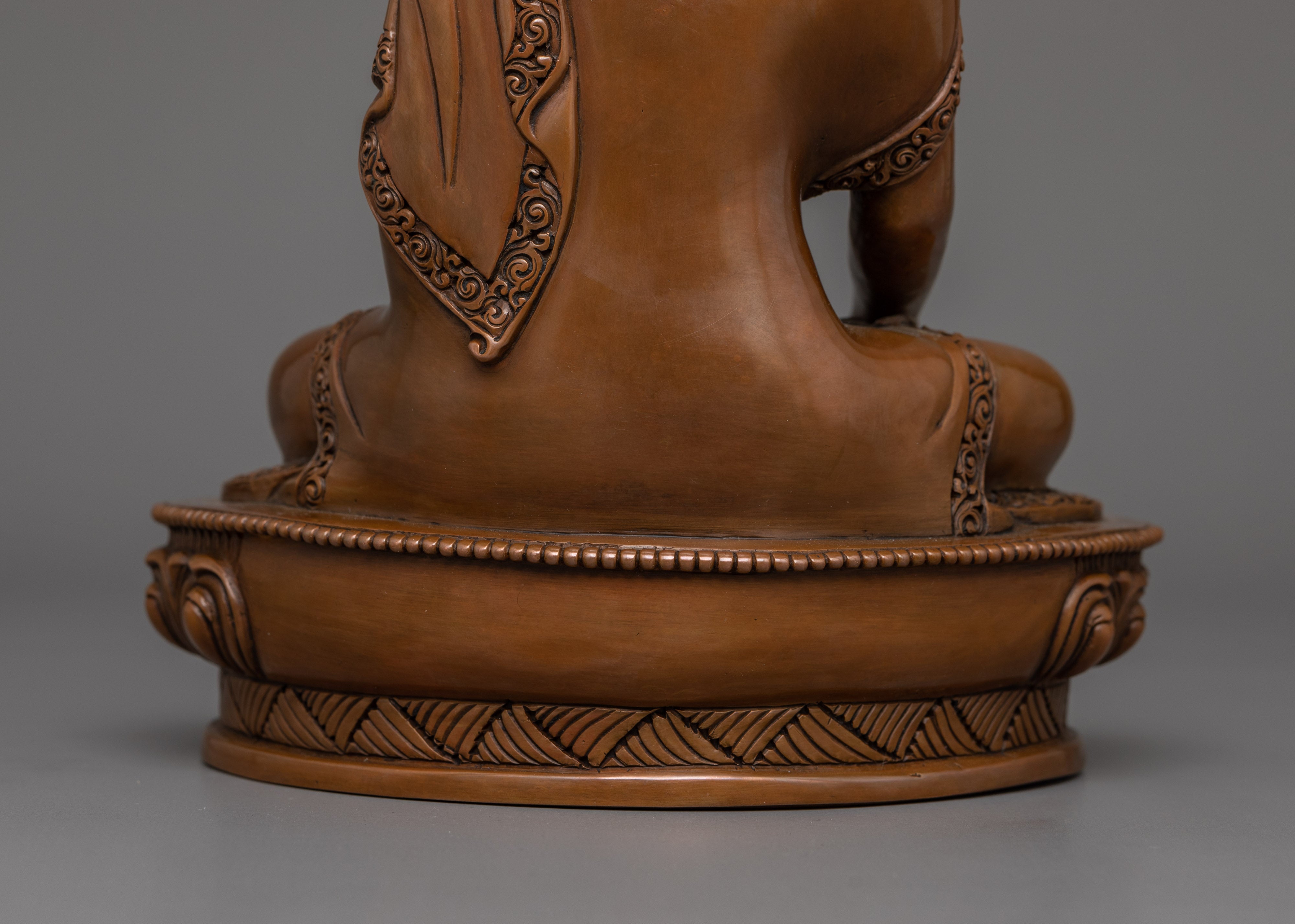 Shakyamuni Buddha with Oxidized Body | Historical First Buddha Sculpture