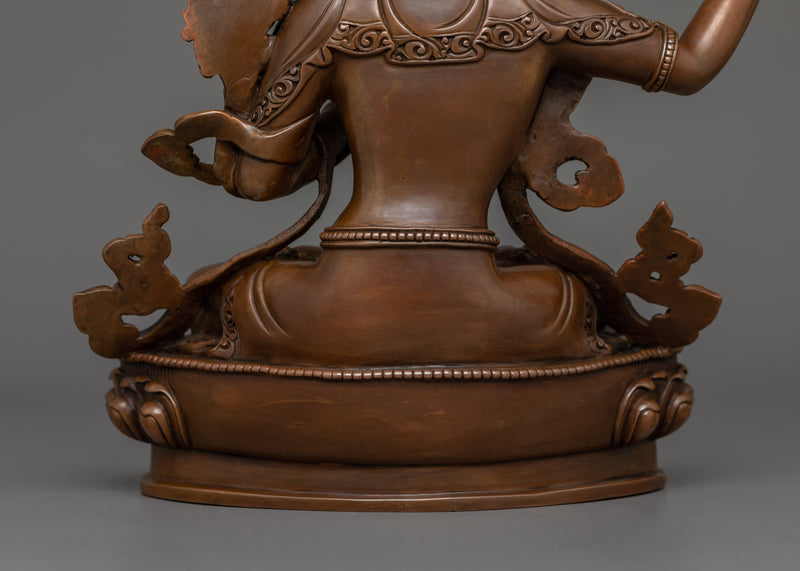 Bodhisattva Wisdom Deity Manjushri Statue | A Symbol of Clarity and Knowledge