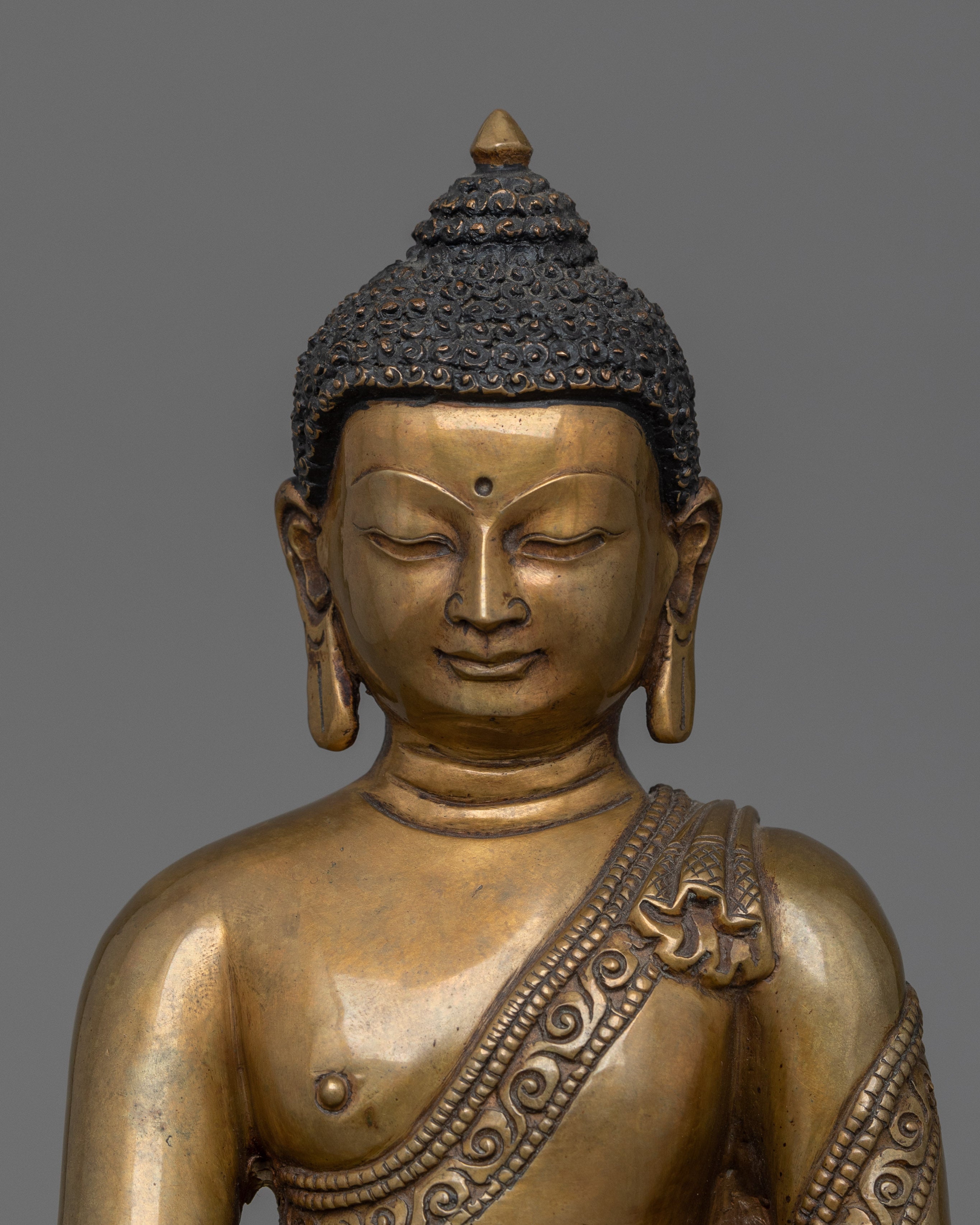 Handmade Sculpture of Buddha Amitabha | Buddha of Infinite Light and Spiritual Awakening