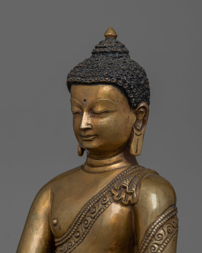 Handmade Sculpture of Buddha Amitabha | Buddha of Infinite Light and Spiritual Awakening