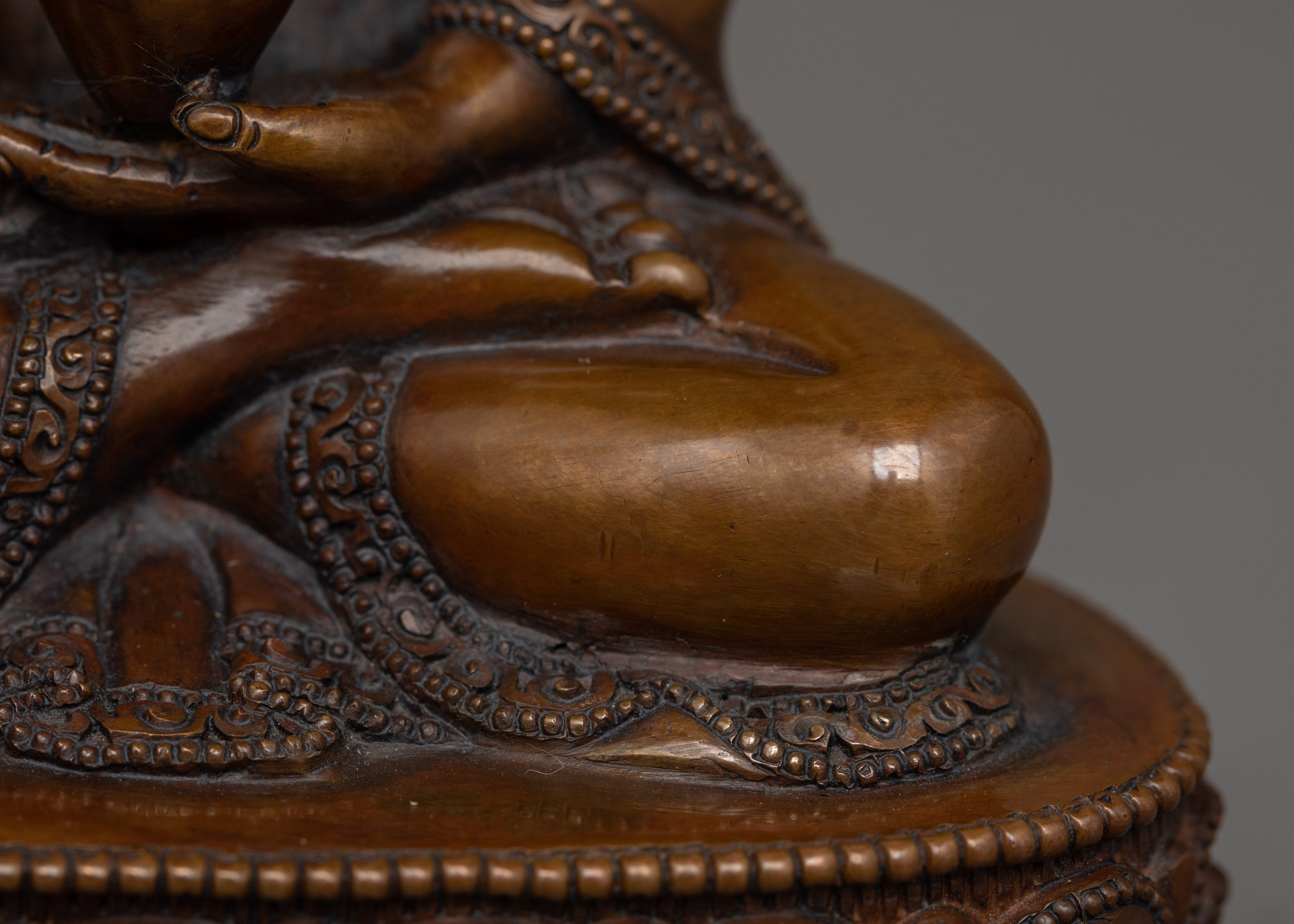 Himalayan Sculpture of Bhaisajyaguru | Buddha of Healing, Medicine and Compassion