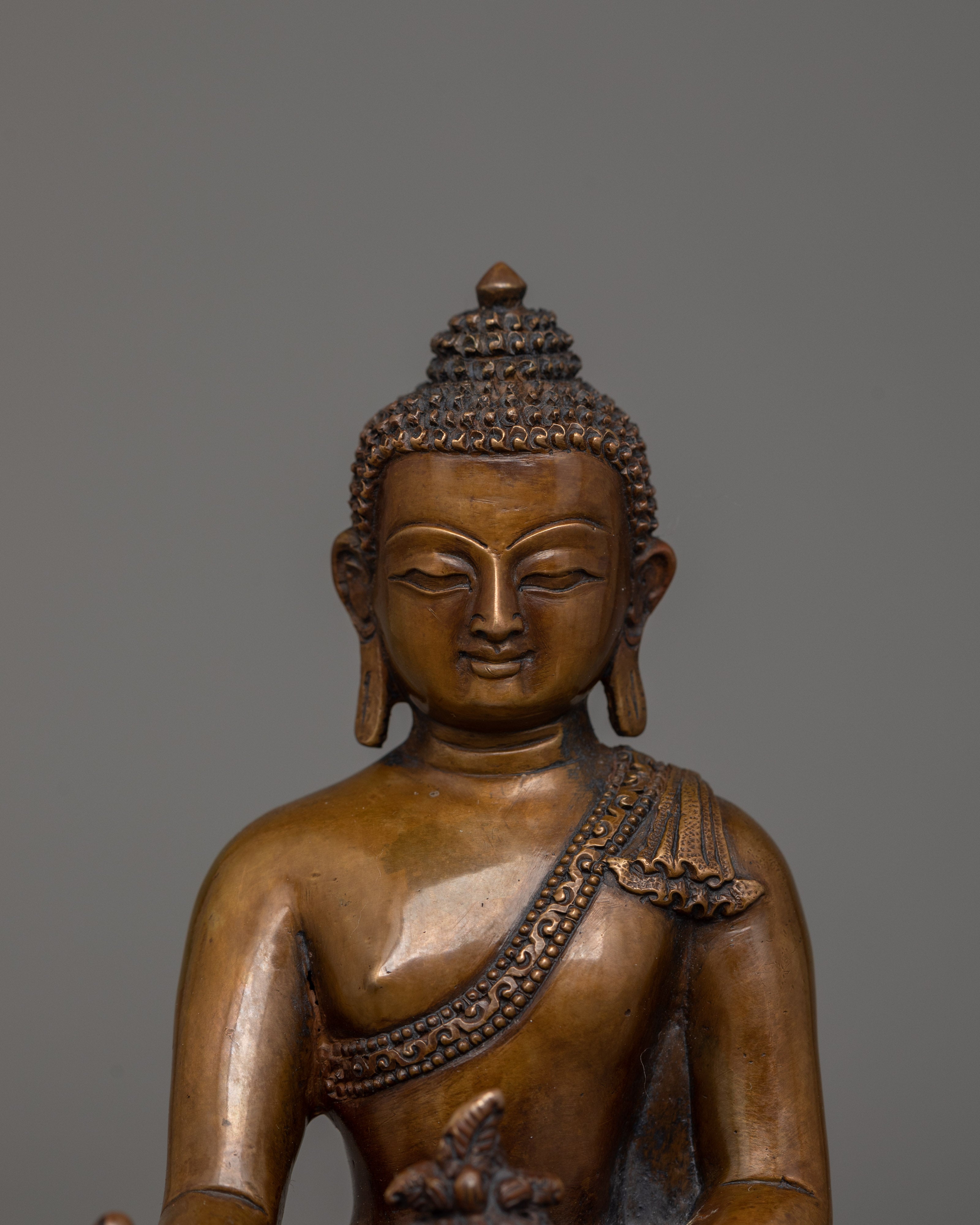 Himalayan Sculpture of Bhaisajyaguru | Buddha of Healing, Medicine and Compassion