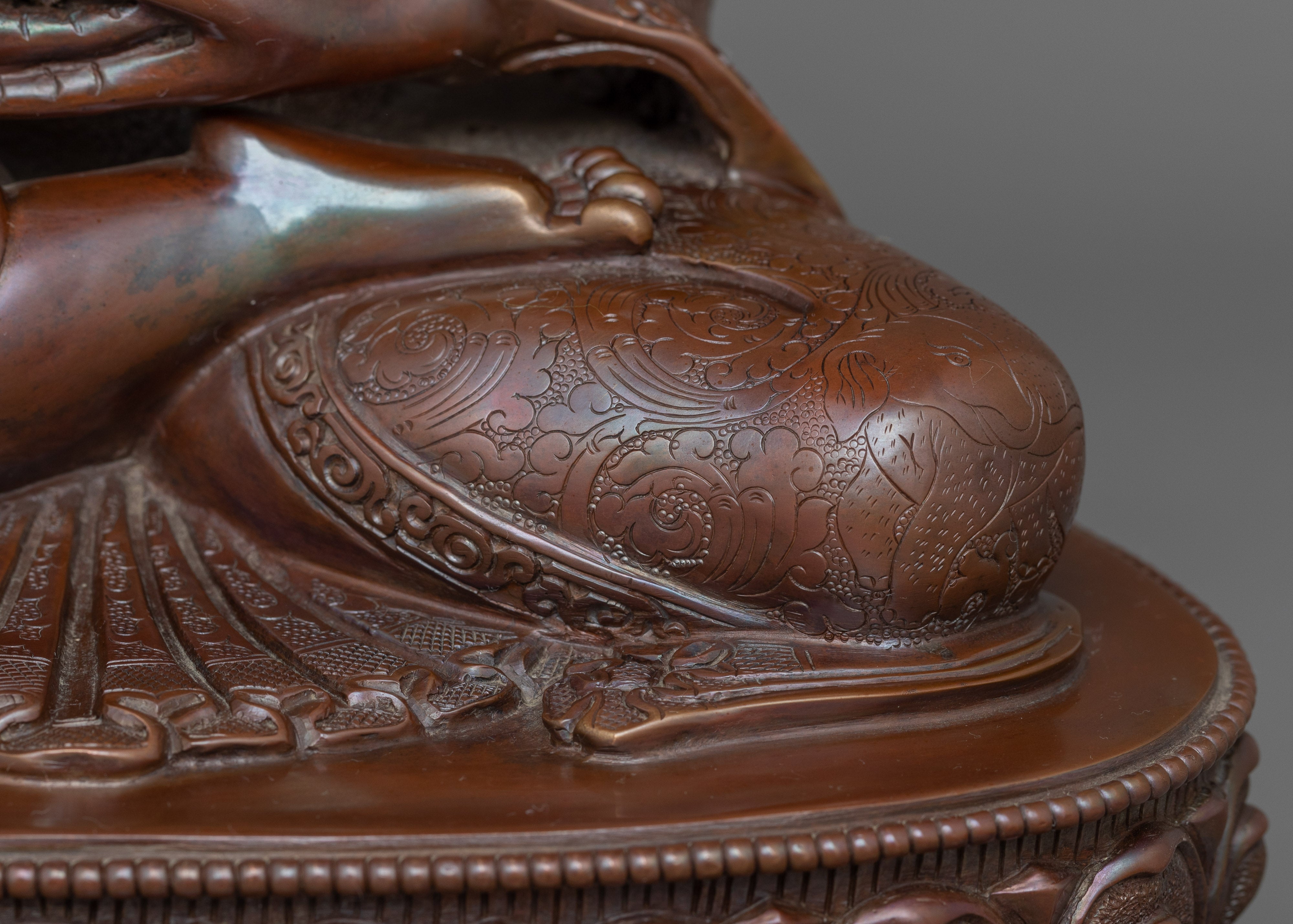 Oxidized 14.2 Inches Amitabha Buddha Statue | Pure Compassion and Enlightenment