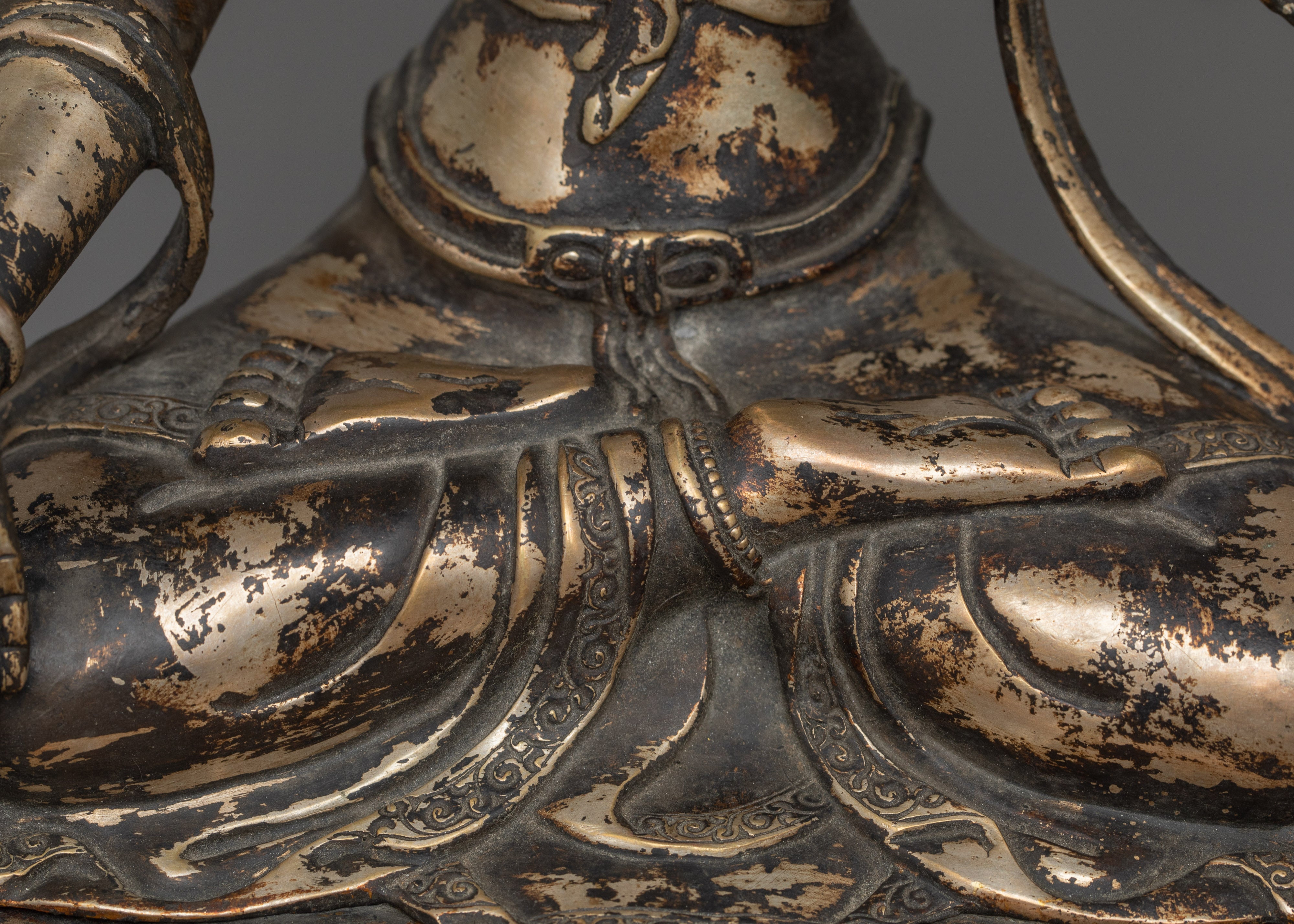 Antique Finish White Tara Statue | Himalayan Treasure