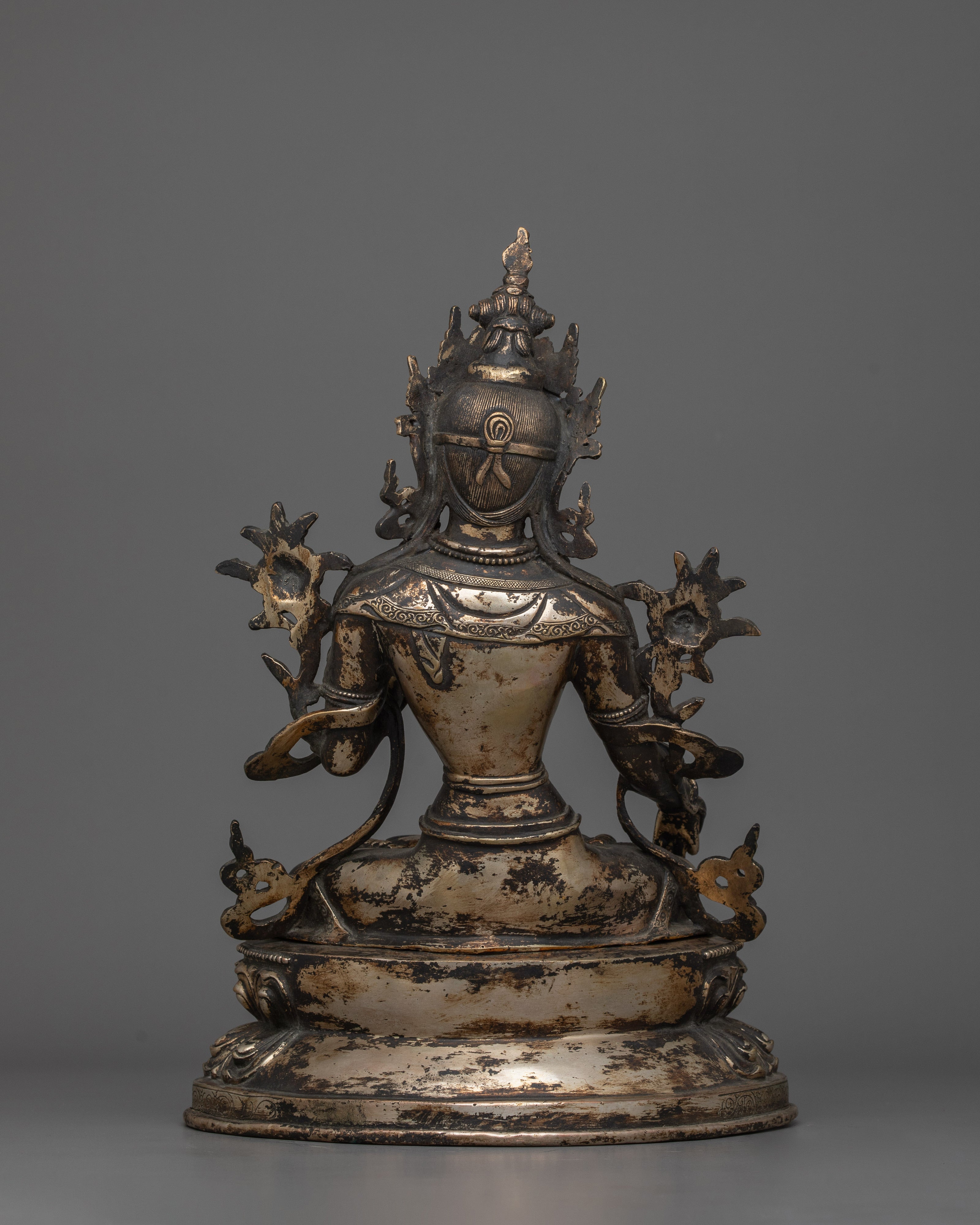 Antique Finish White Tara Statue | Himalayan Treasure