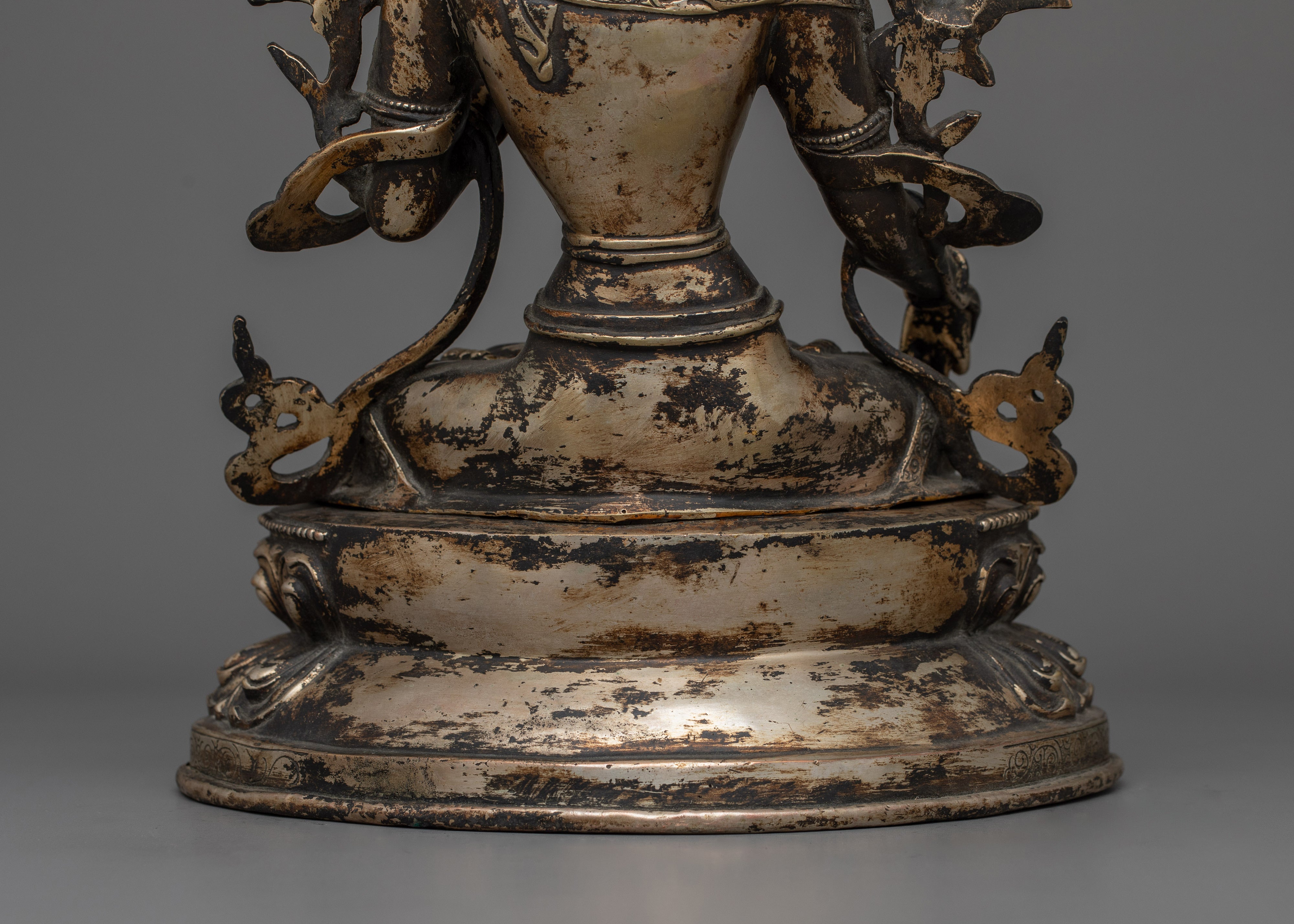 Antique Finish White Tara Statue | Himalayan Treasure