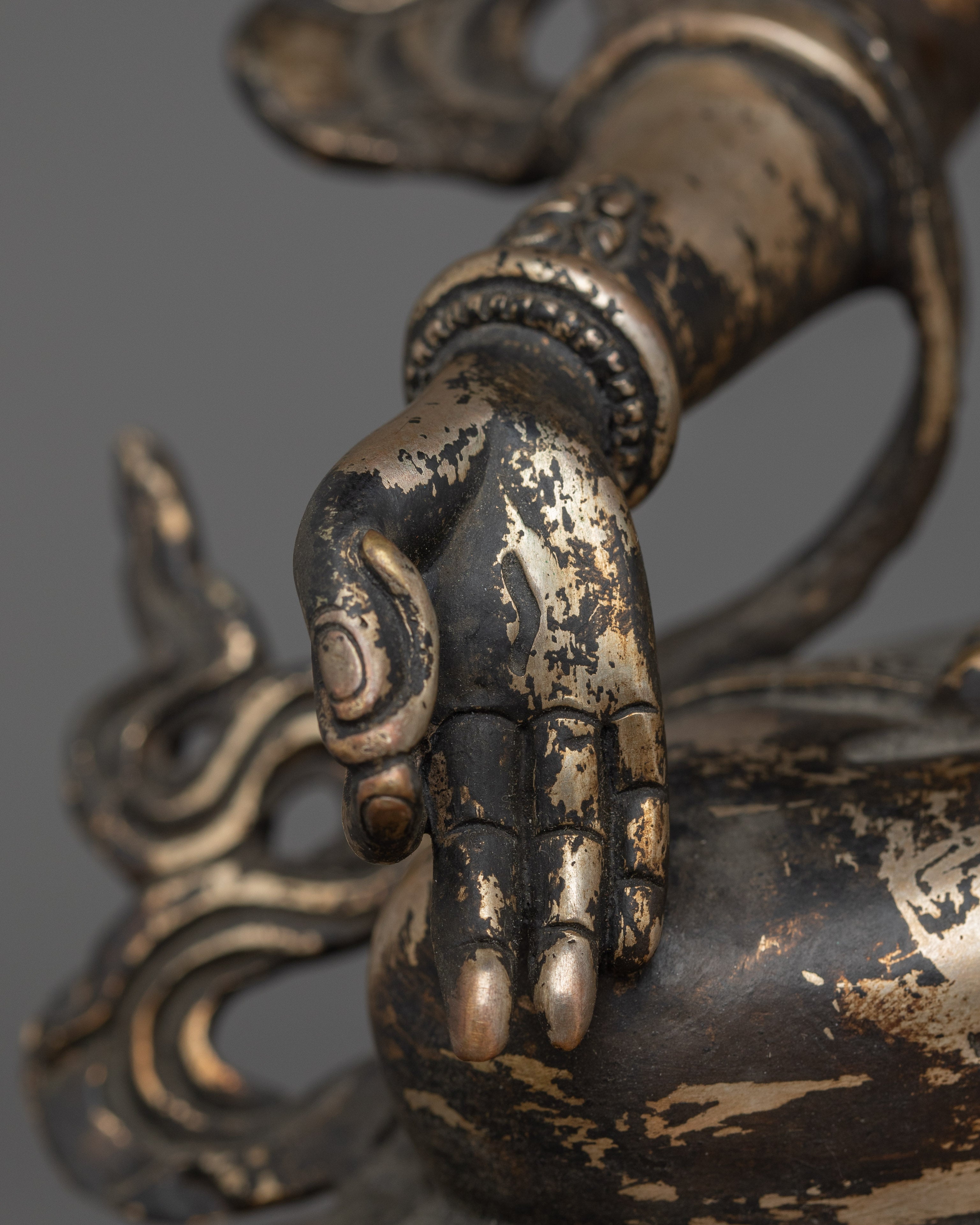 Antique Finish White Tara Statue | Himalayan Treasure