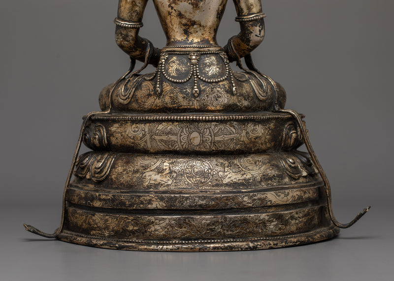 Old Himalayan Treasure Amitabha Buddha Statue | Buddha of Infinite Light