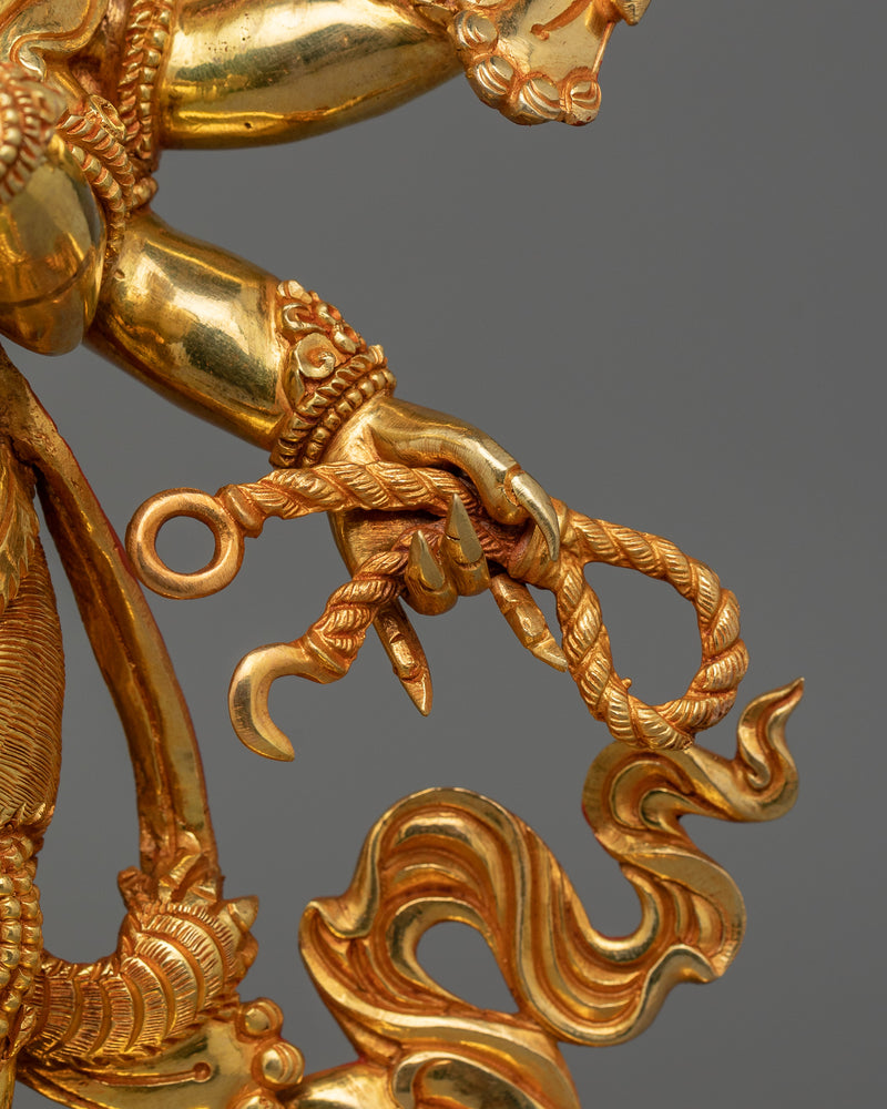 Three Eyes Mahakala Sculpture |  The Supreme Protector of Dharma