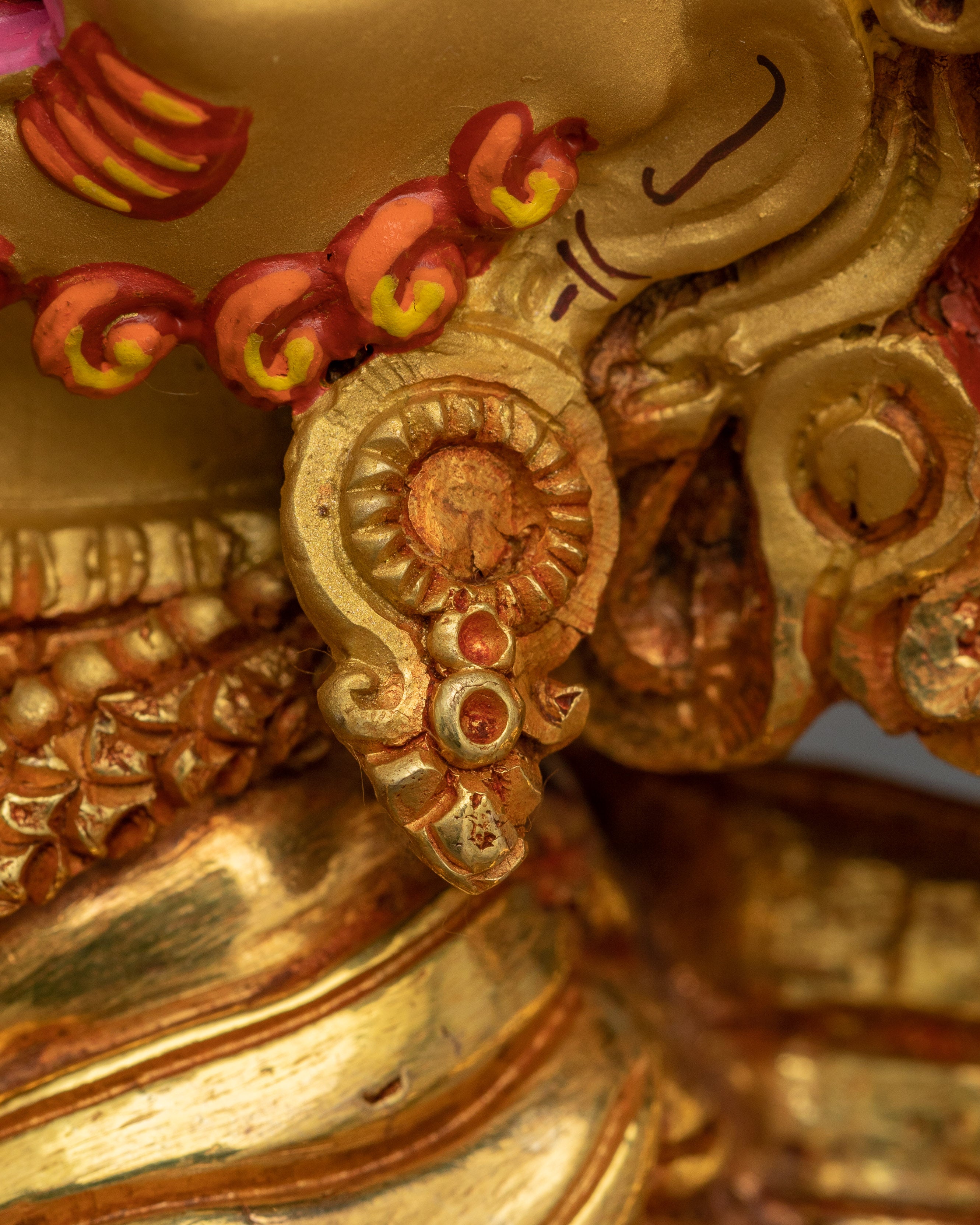Three Eyes Mahakala Sculpture |  The Supreme Protector of Dharma