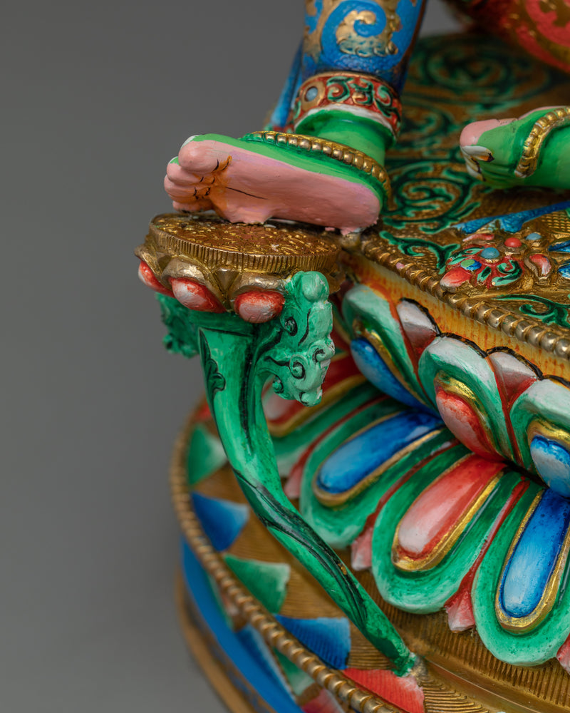 Handcrafted Figurine of Mother Green Tara | Goddess of Compassion, and Protection