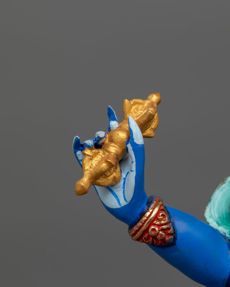 Handmade Figurine of Four-Armed Vajrapani | Protector Deity, and God of Power