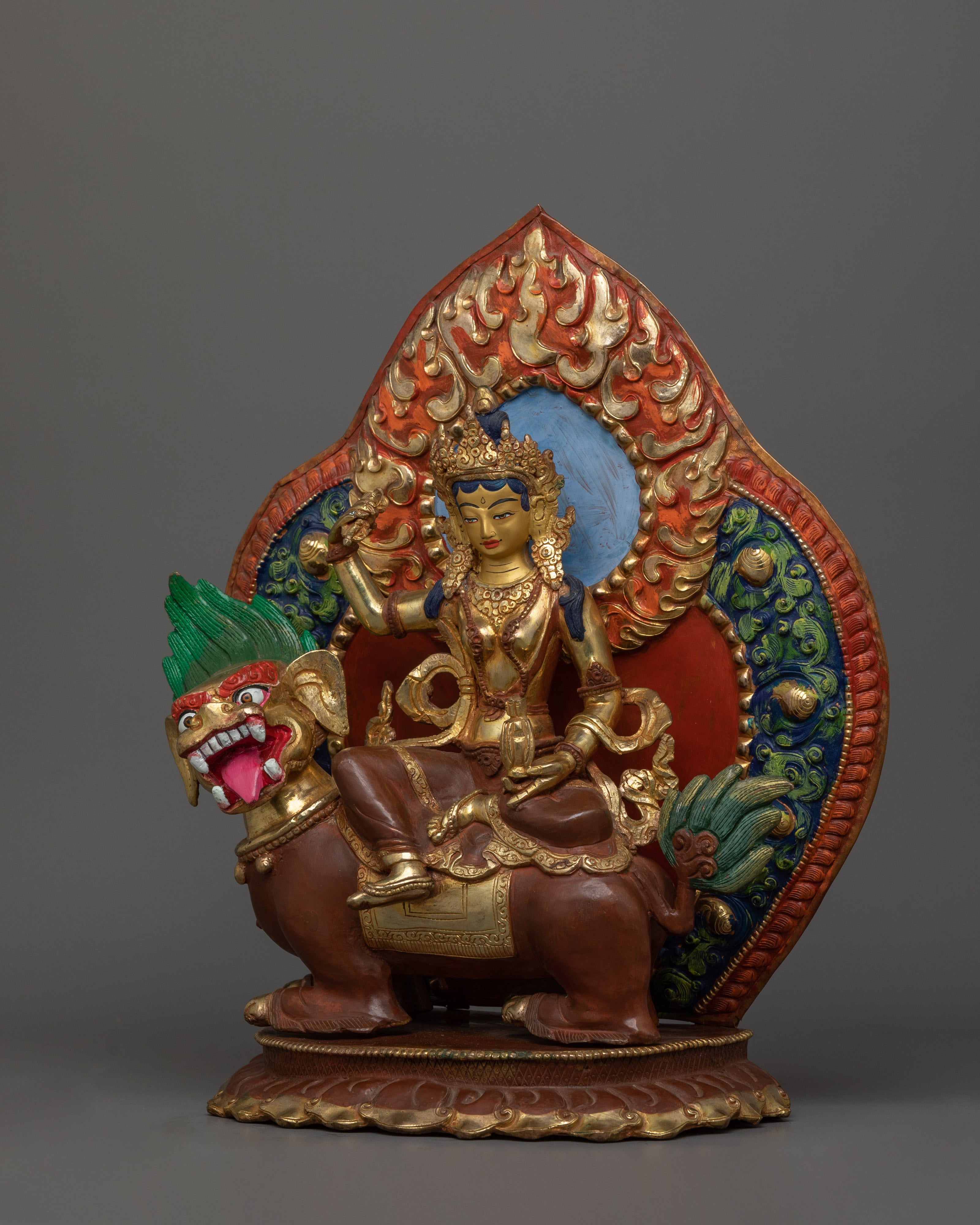 Handmade Sculpture of Tseringma | Tibetan Goddess of Longevity, and Protection