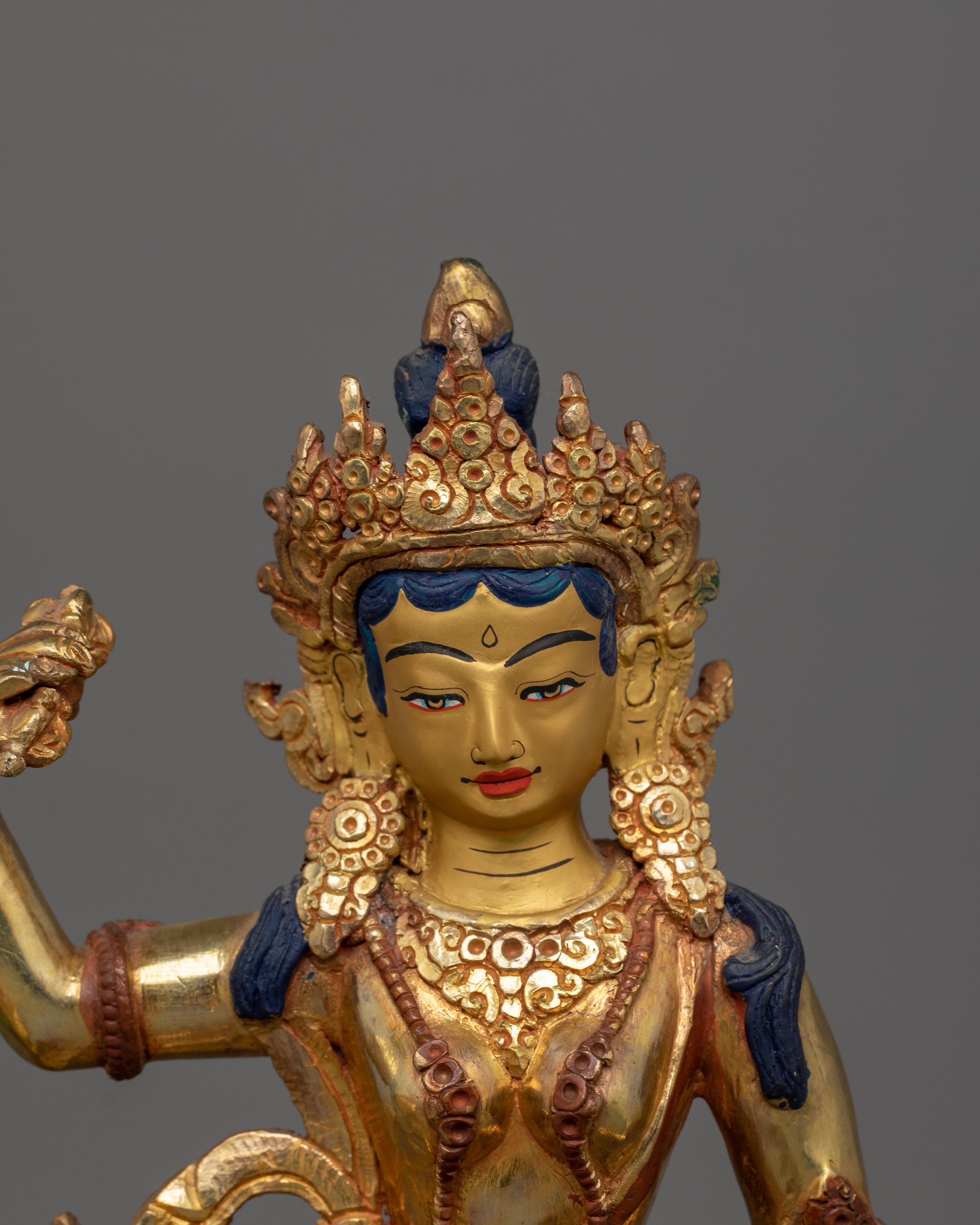 Handmade Sculpture of Tseringma | Tibetan Goddess of Longevity, and Protection