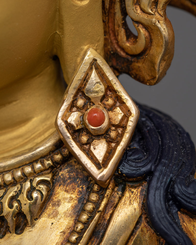 The Guardian of Dharma Dukar Statue | Tibetan Protector of the Dharma and Spiritual Path